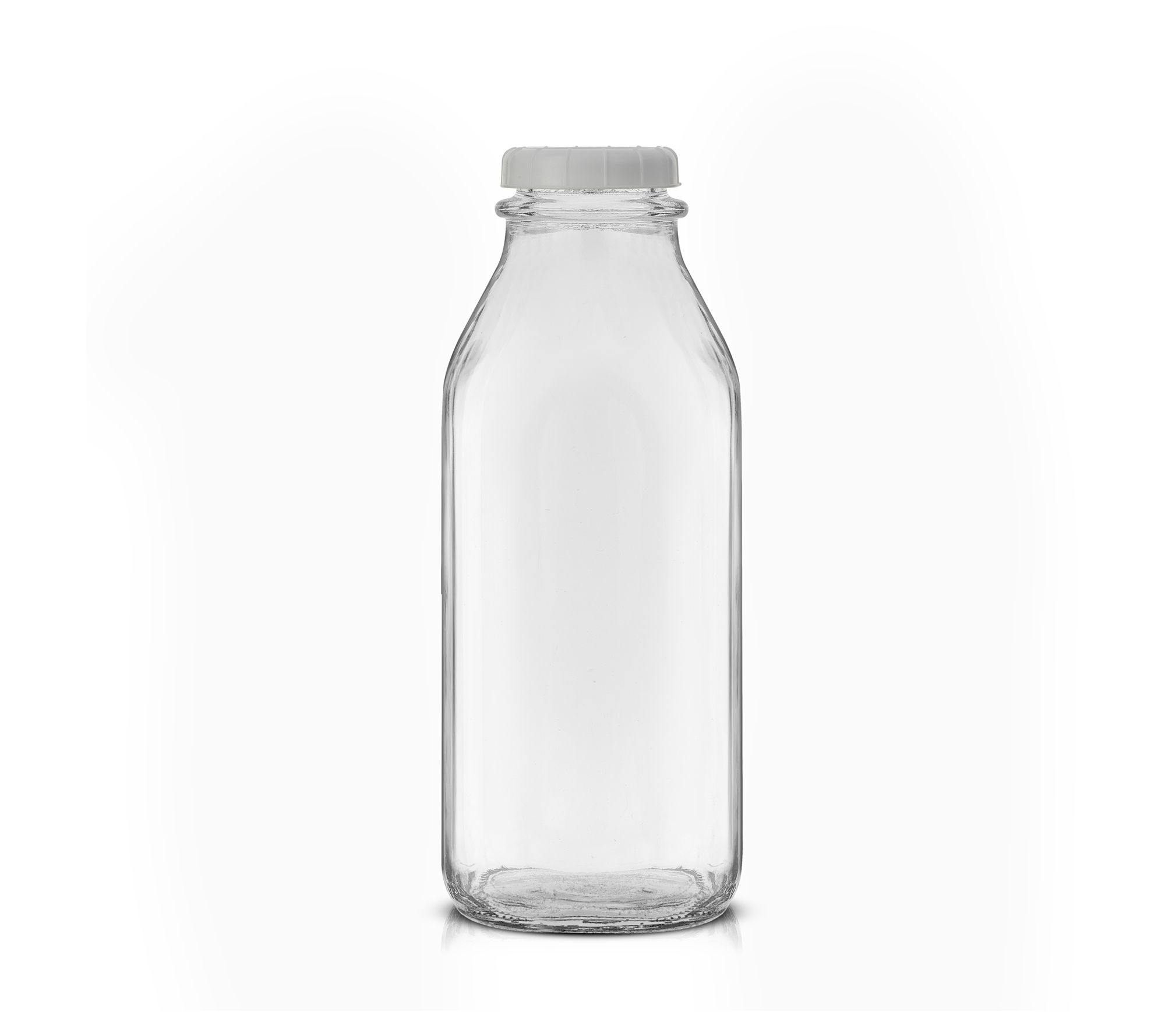 JoyJolt Glass Milk Bottle with Lid & Pourer - 32 oz - Set of - QVC.com