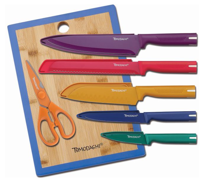 Tomodachi by Hampton Forge Akita Colors 12pc Cu lery Prep Set