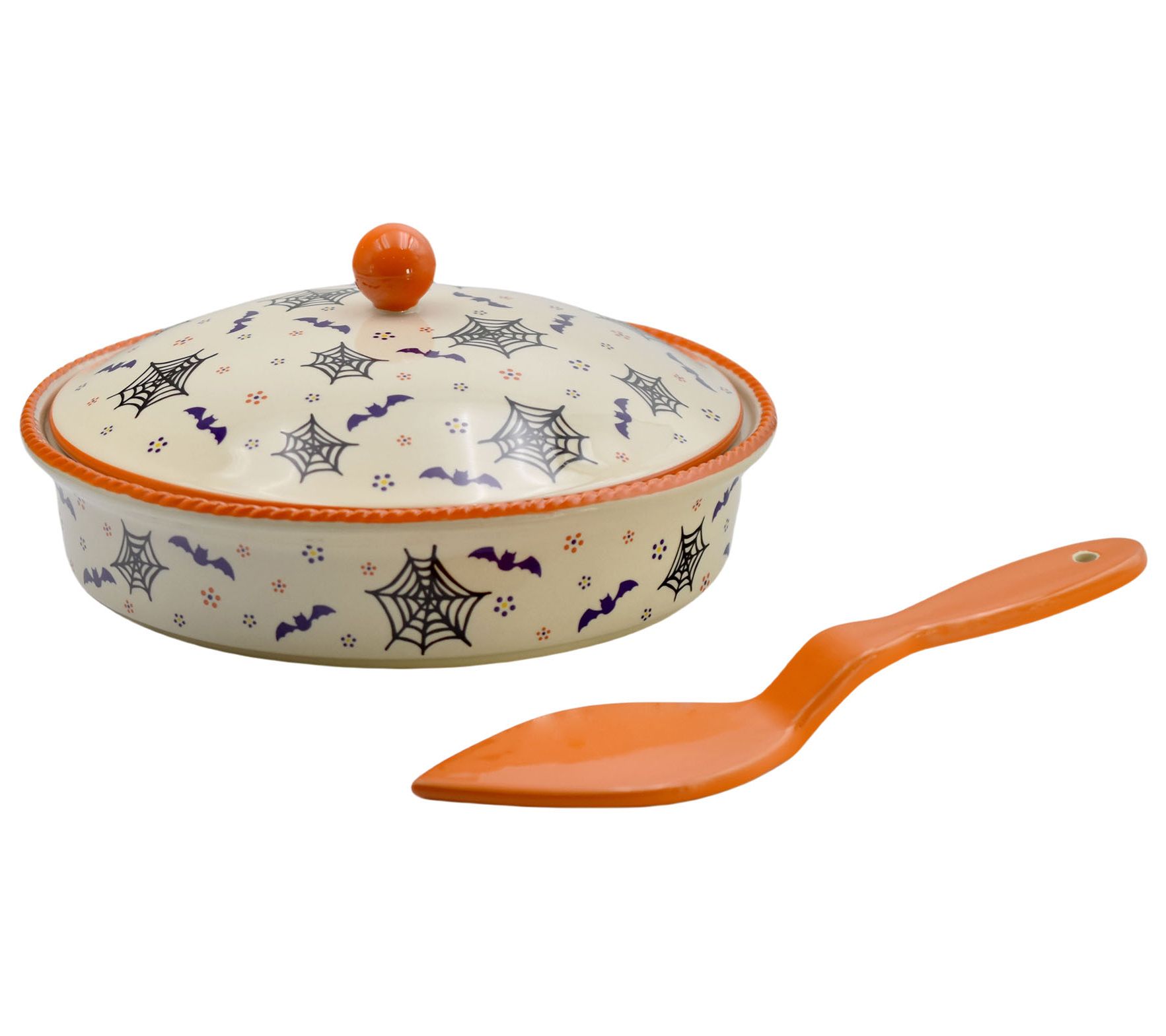 Temp-tations Seasonal Covered Pie Dish with Ceramic Server