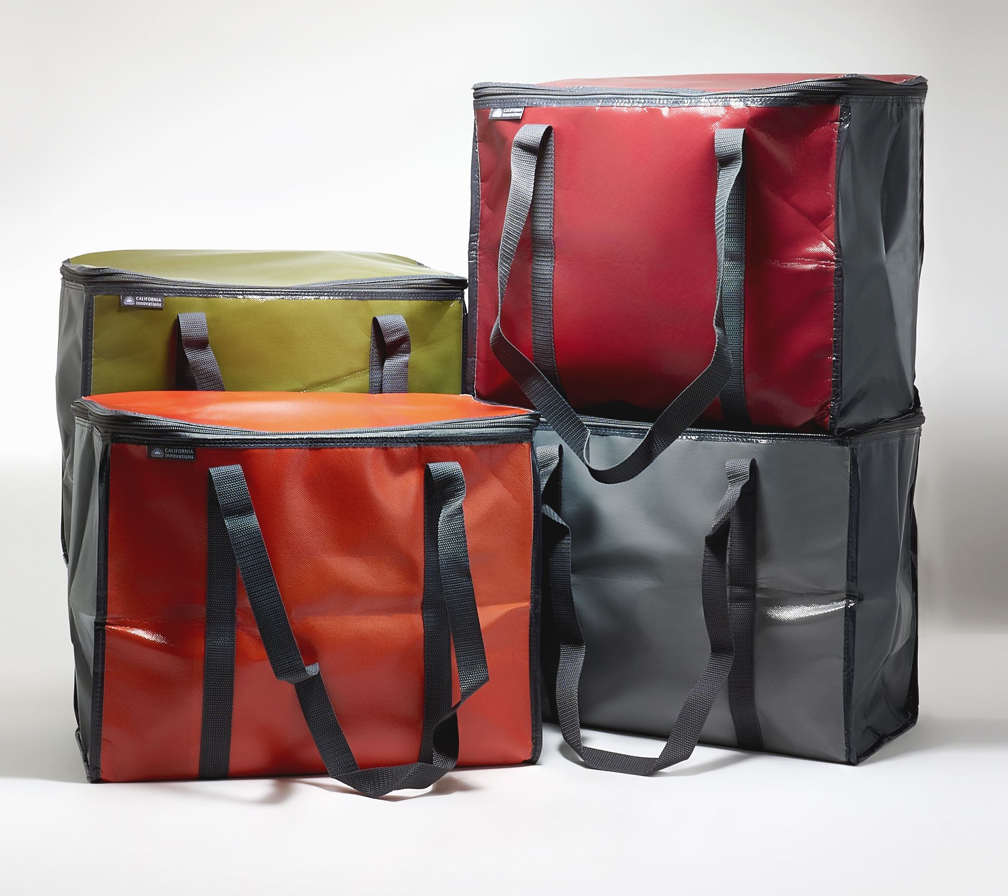 California Innovations S/4 Zip Closure Super Shopper Totes