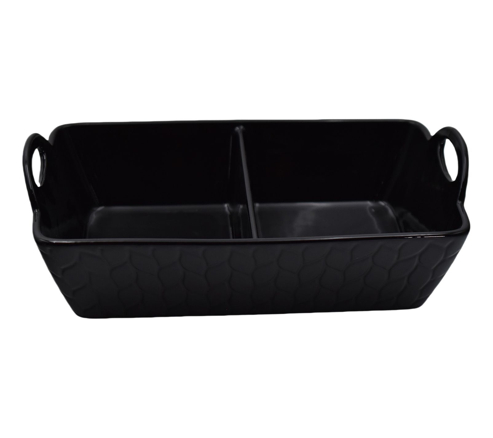 Temp-tations Carved Willow 11x7 Everyday Essential Divided Baker