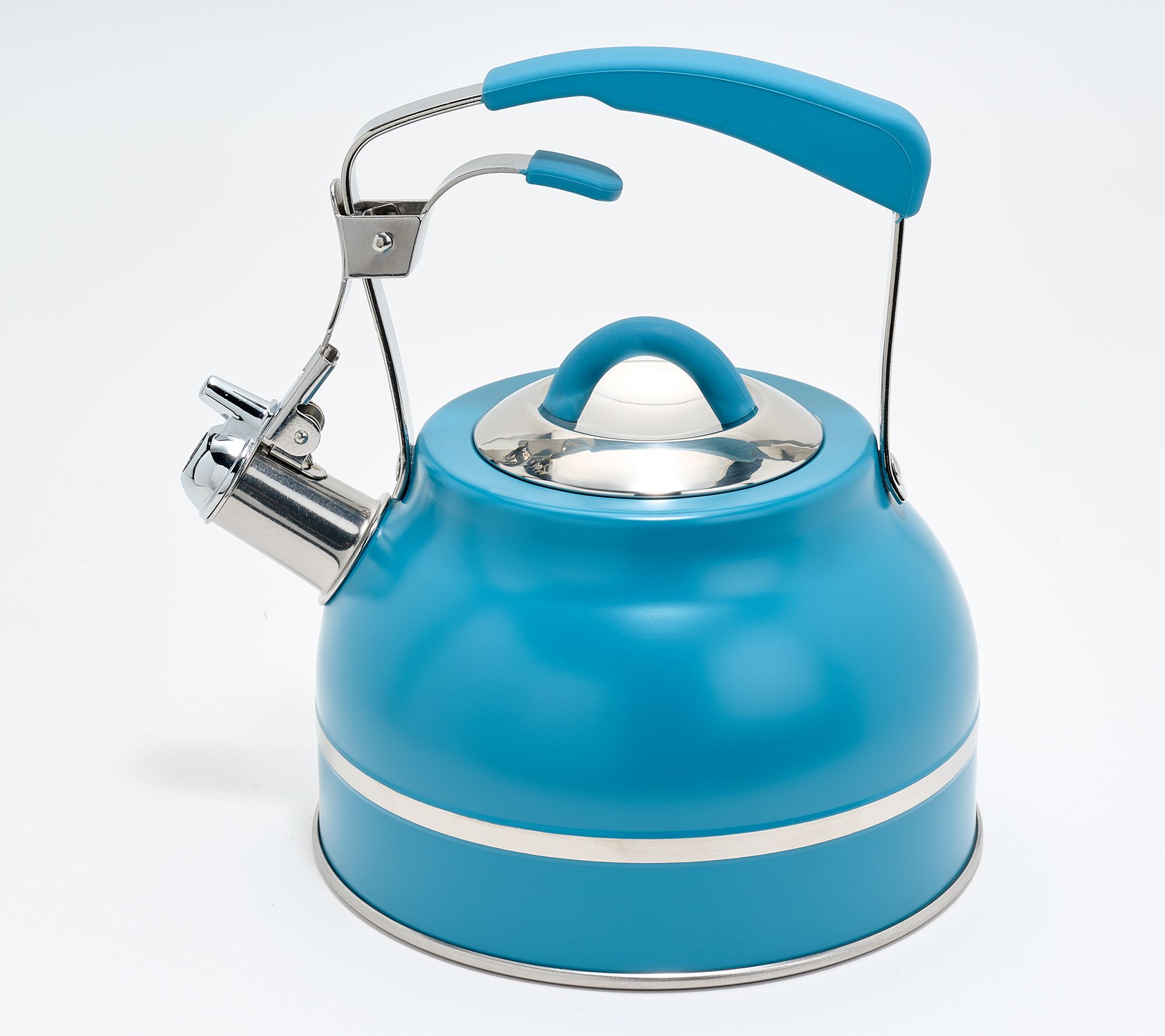 Aarti Sequeira 2.3-qt Stovetop Tea Kettle w/ Silicone Handle