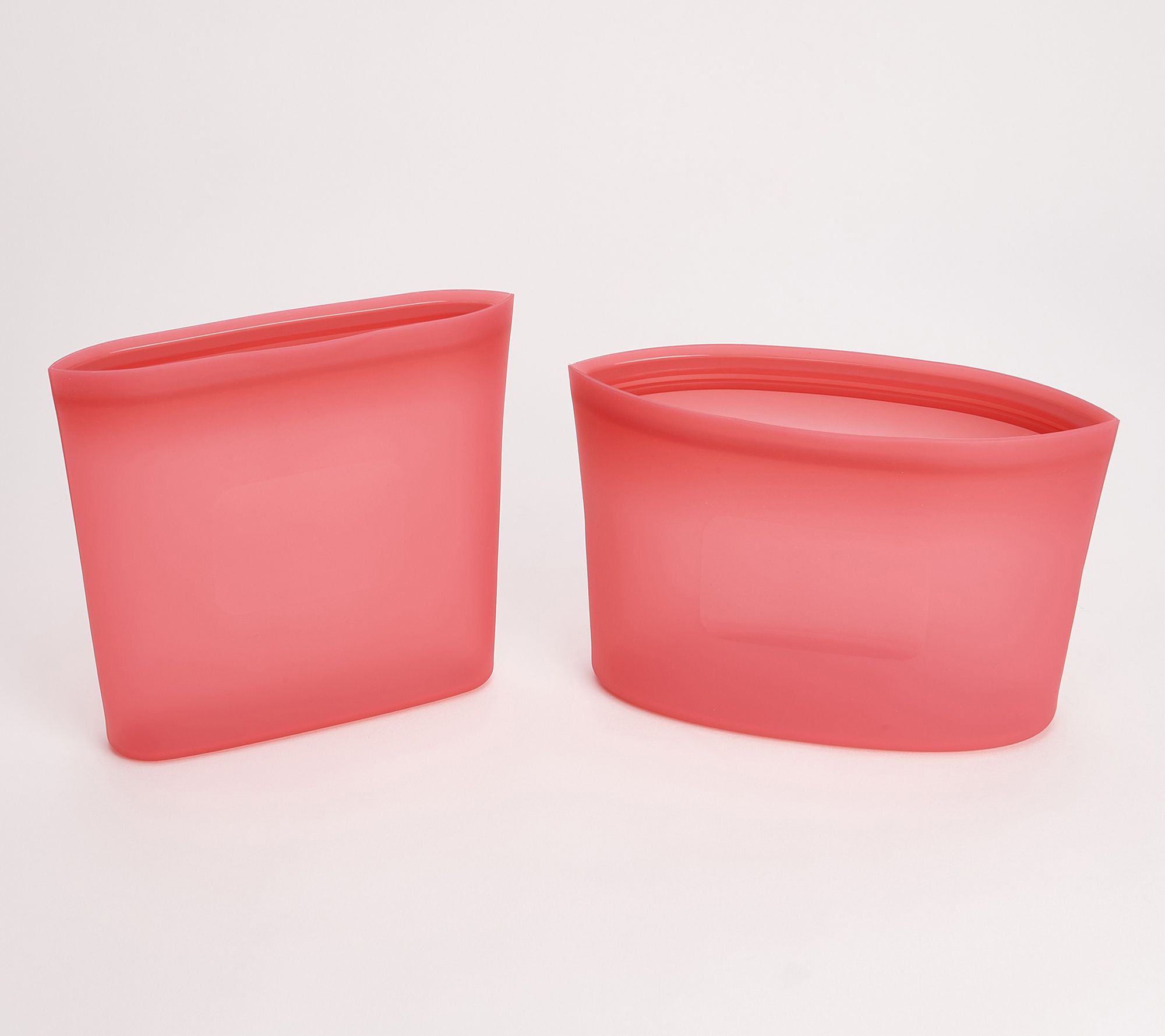 "As Is" c e ll a Set of 4 Silicone Reusable Food Storage Bags