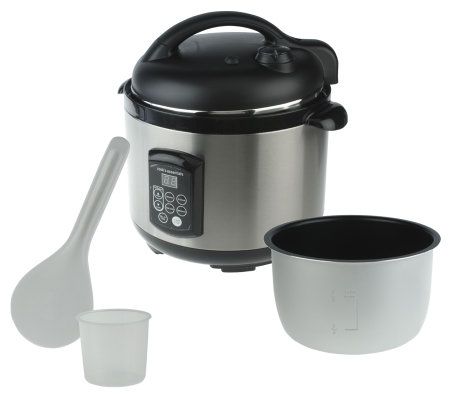 CooksEssentials 5 Qt Nonstick Pressure Cooker w/Voice Command - Page 1 ...