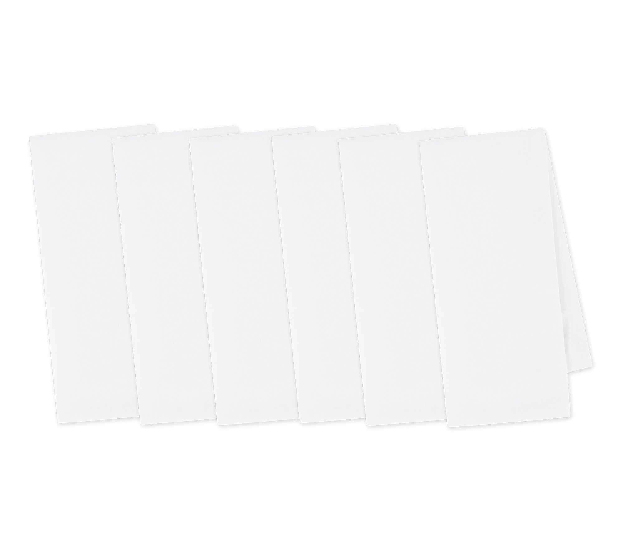 Design Imports Set of 6 Flat Weave Dishtowels