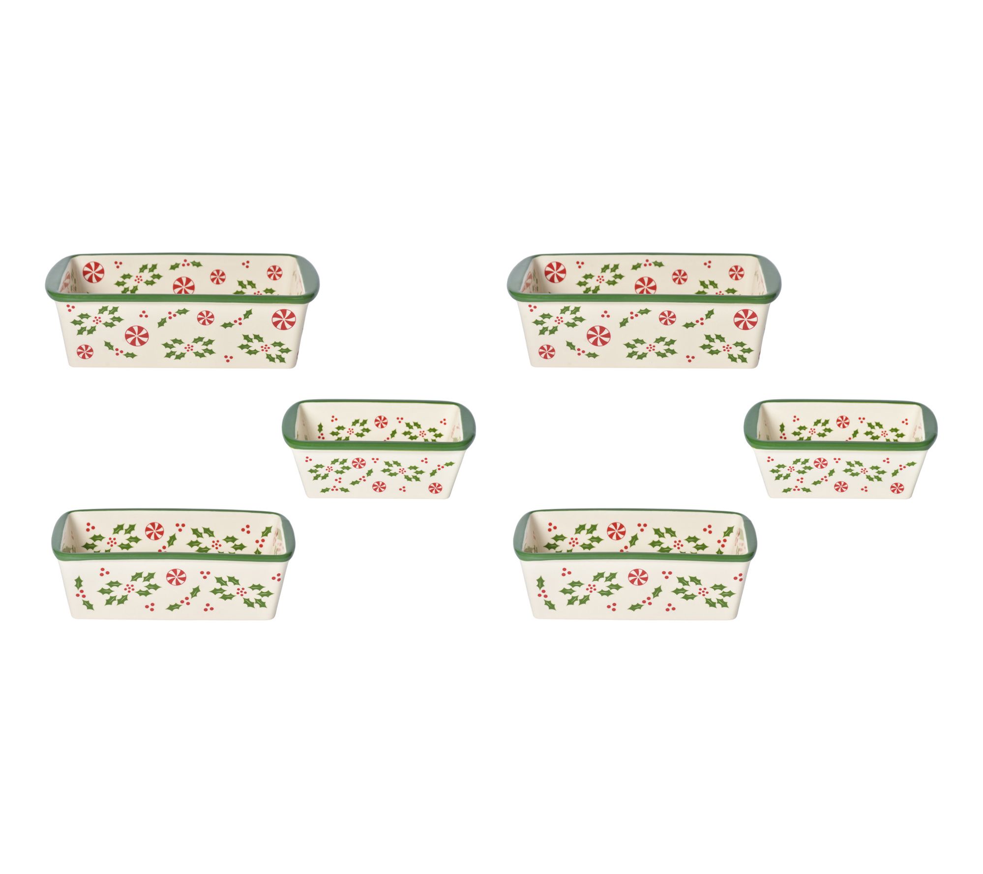 Temp-tations Seasonal 6-piece Nested Loaf Pans