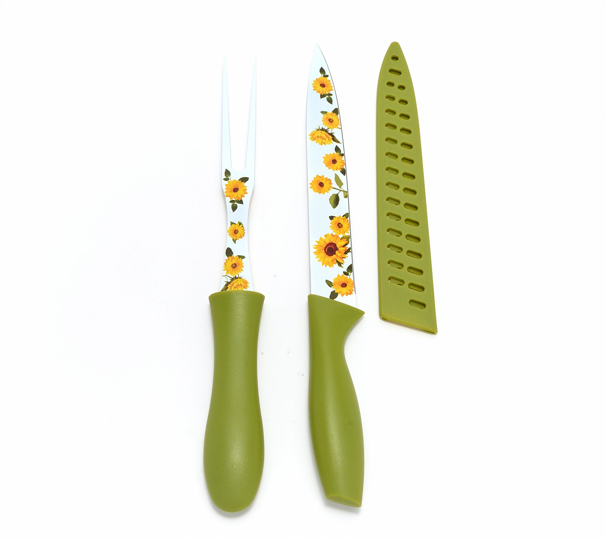 Temp-tations 2-Pc 12.5" Carving Knife and Fork Set