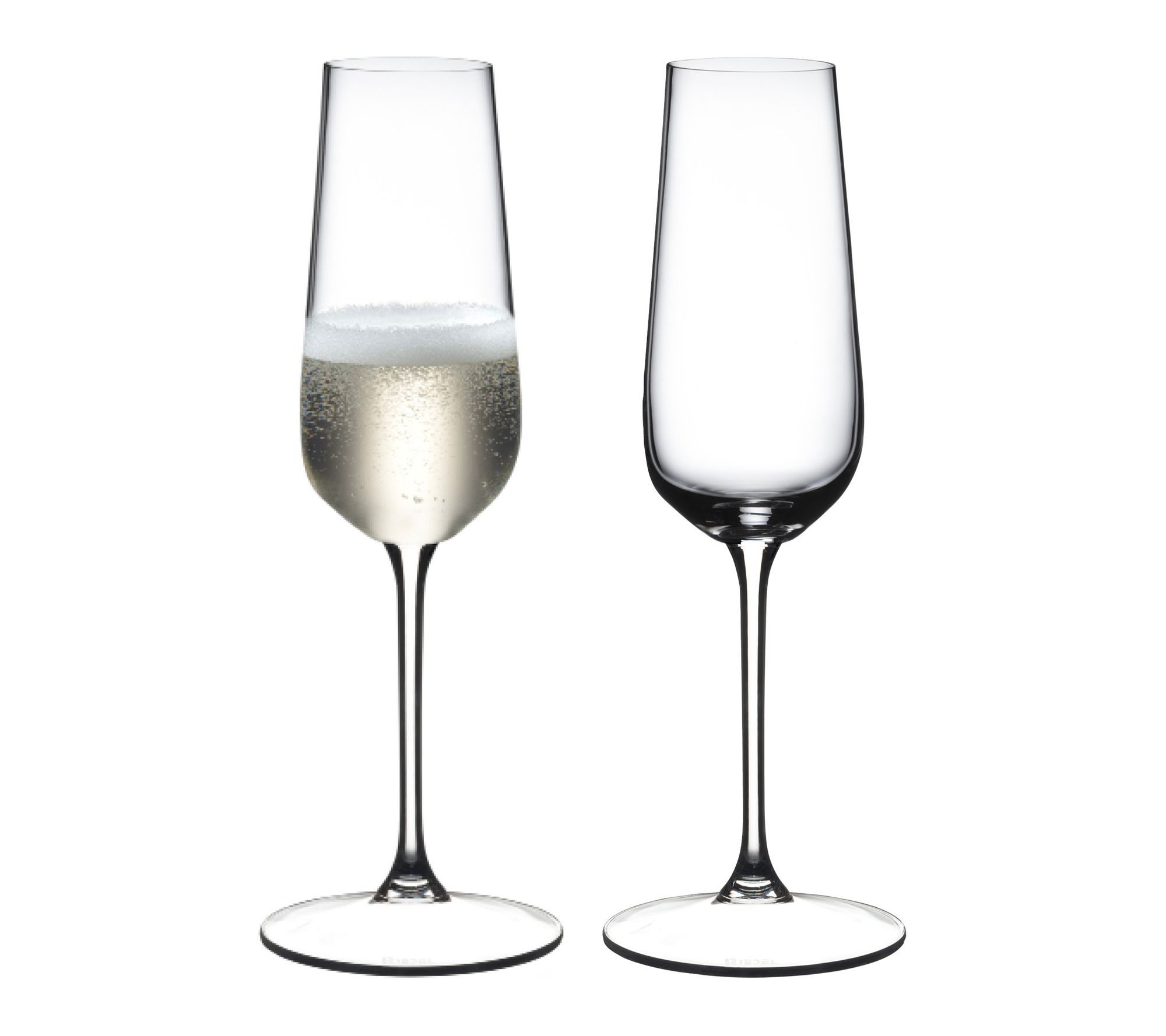 RIEDEL Set of (2)  GRAPE@RIEDEL Champagne Flutes