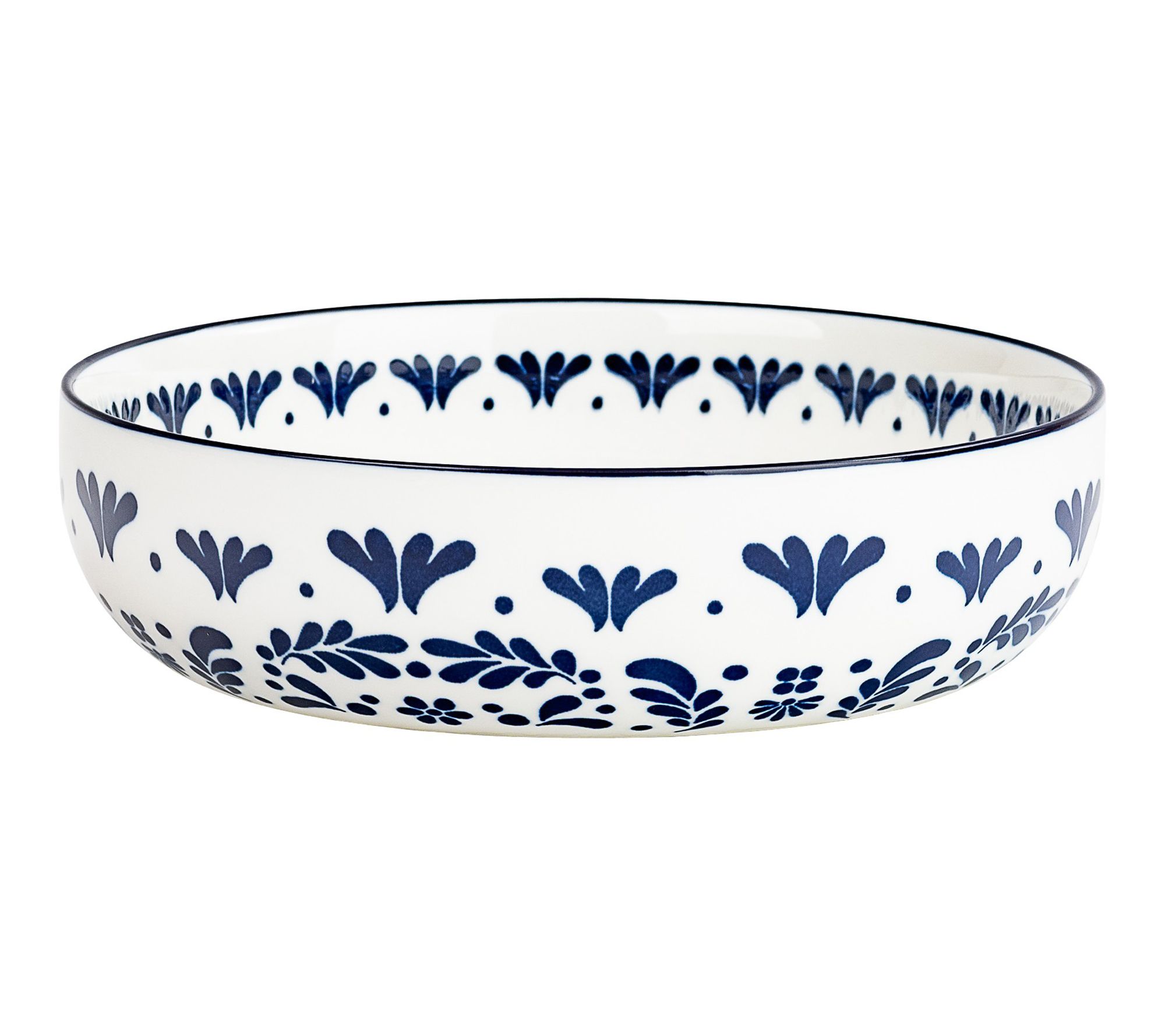 10 Strawberry Street Set of 6 Talavera Dinner B owl/Pasta Plate