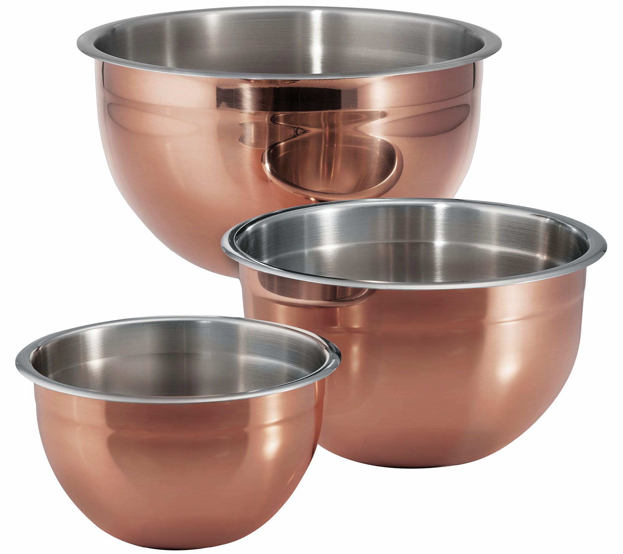 Tramontina Stainless Steel Mixing Bowls 10 Pc Kitchen Set w/ Lids