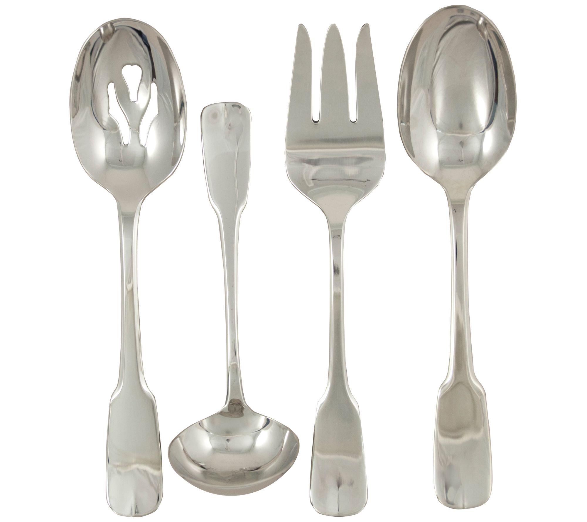 Four Small Spoons  L'Alsace  Metal Silver