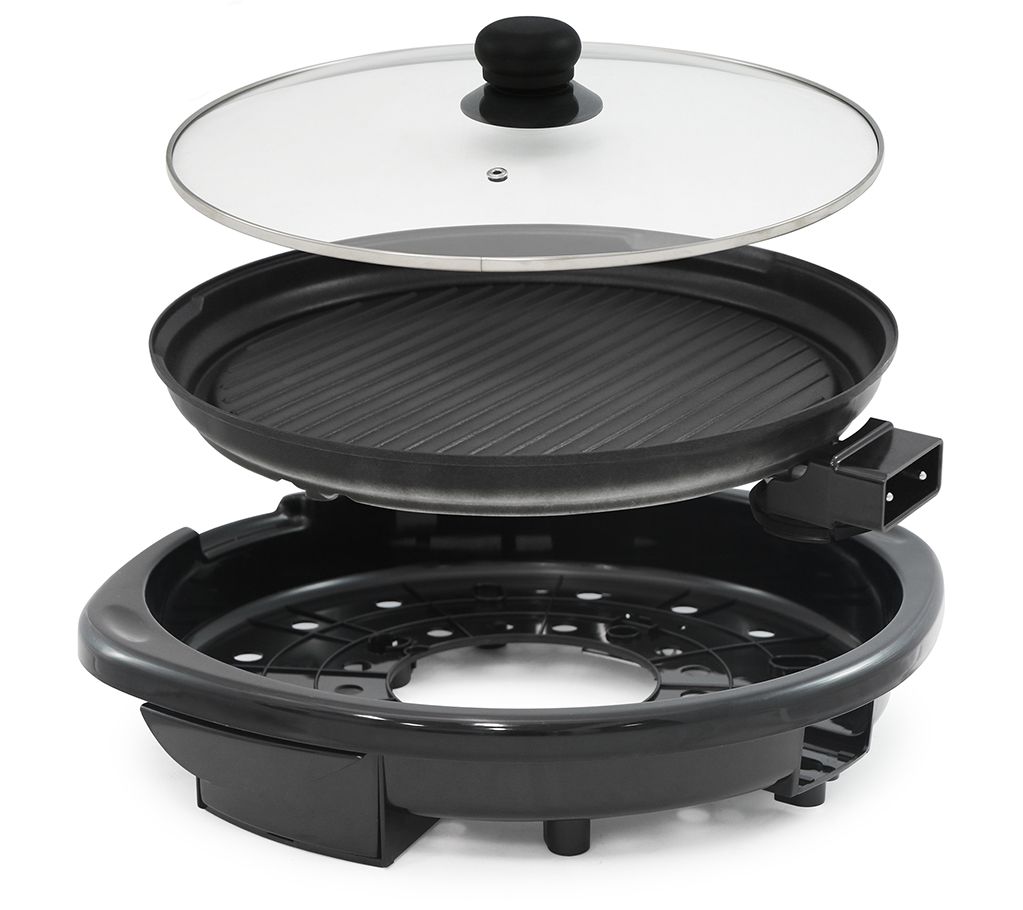 Elite Gourmet EMG980B 14In. Electric Indoor Grill Black