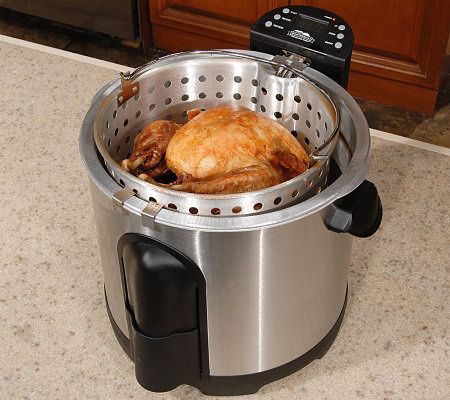 Masterbuilt electric turkey fryer and seafood kettle powers on.6a