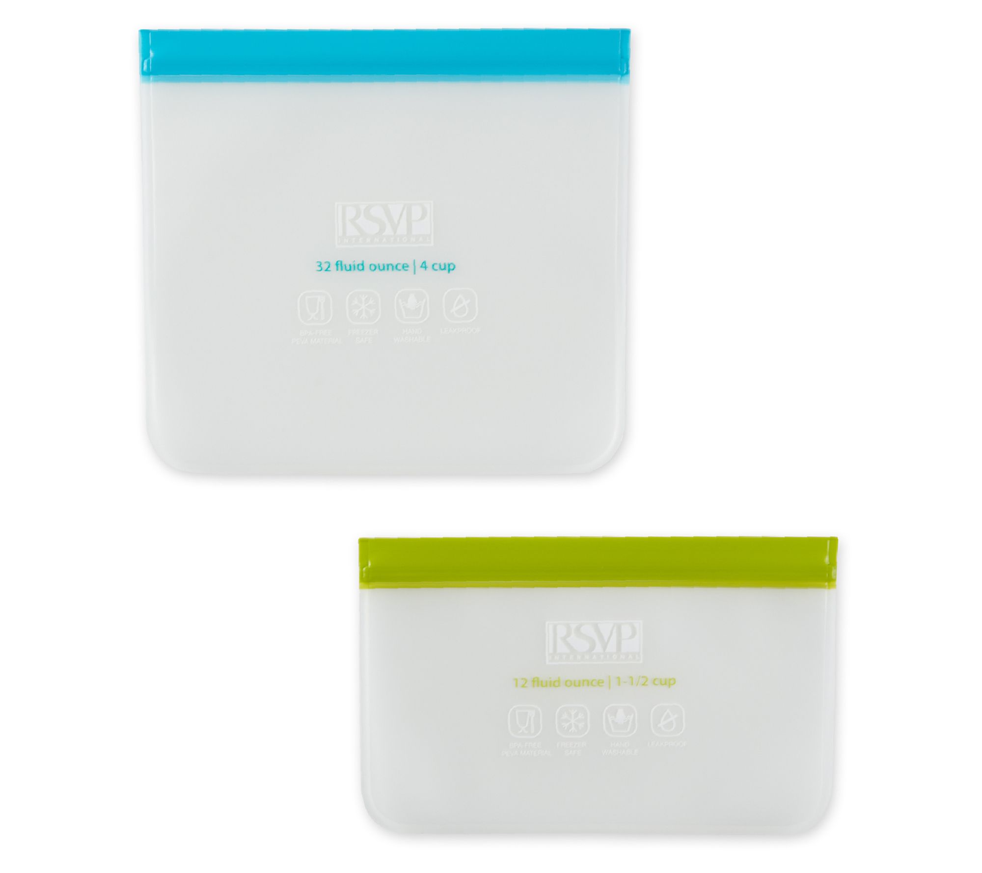 RSVP Set of 2 Press-N-Seal Bags