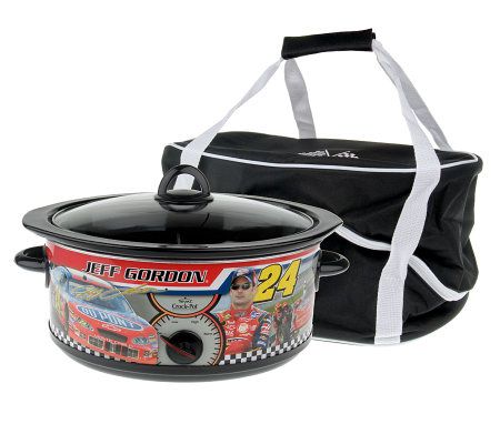 NASCAR 6 qt. Crock-Pot Slow Cooker with Travel Bag 
