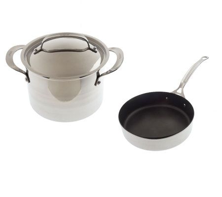 Oster Sangerfield 4 Piece 5 Quart Stainless Steel Pasta Pot With