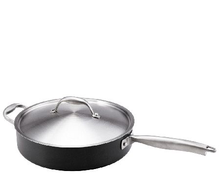 Anolon Titanium 5-qt Covered Saute Pan with Helper Handle 