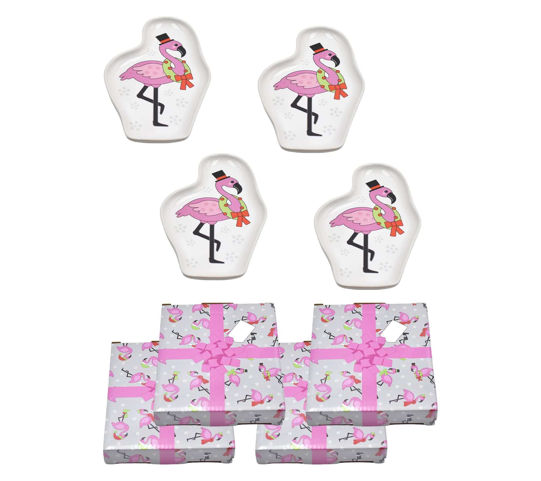 Temp-tations Seasonal Set of 4 Spoon Rests with Gift Boxes