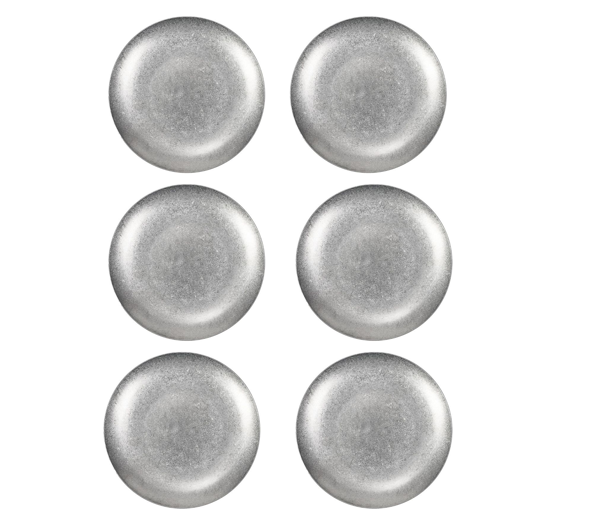 10 Strawberry Street Set of 6 Moab Dinnerware, .5"  Round