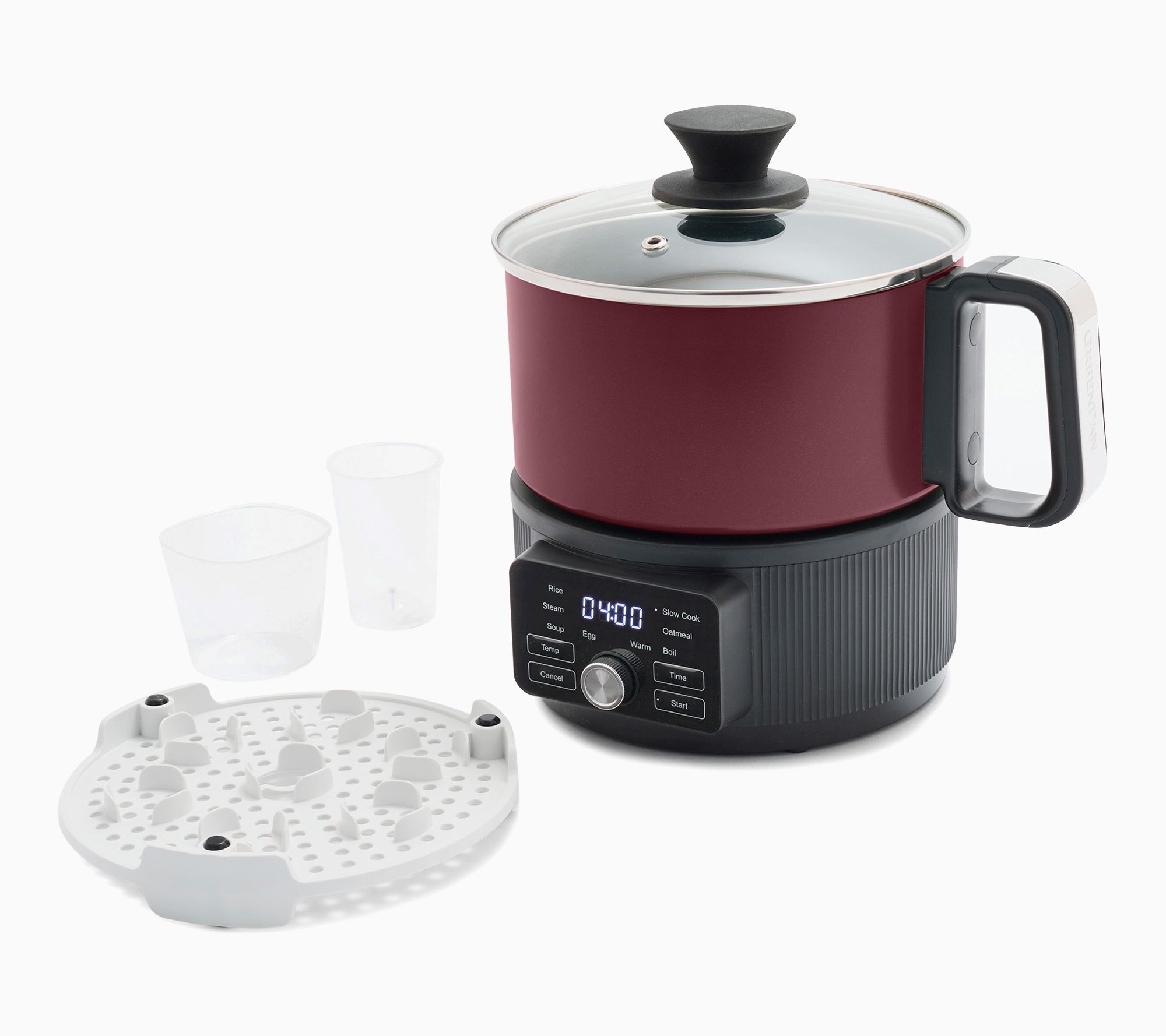 GreenPan 10-in-1 Digital 6-Cup Nonstick Multi-Cooker with Glass Lid