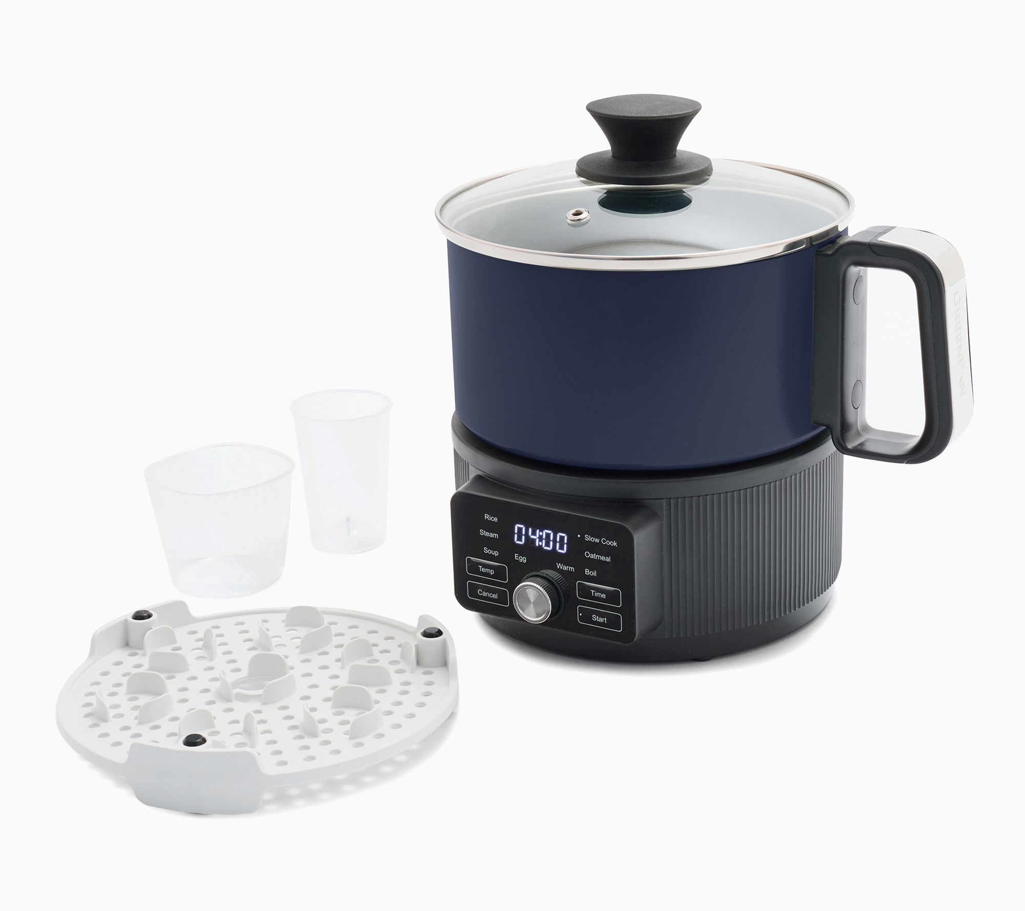 GreenPan 10-in-1 Digital 6-Cup Nonstick Multi-Cooker with Glass Lid