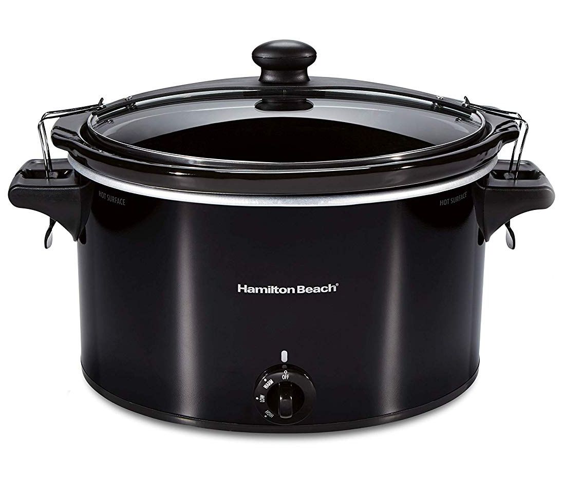 Hamilton Beach 10-Quart Black Oval Slow Cooker in the Slow Cookers