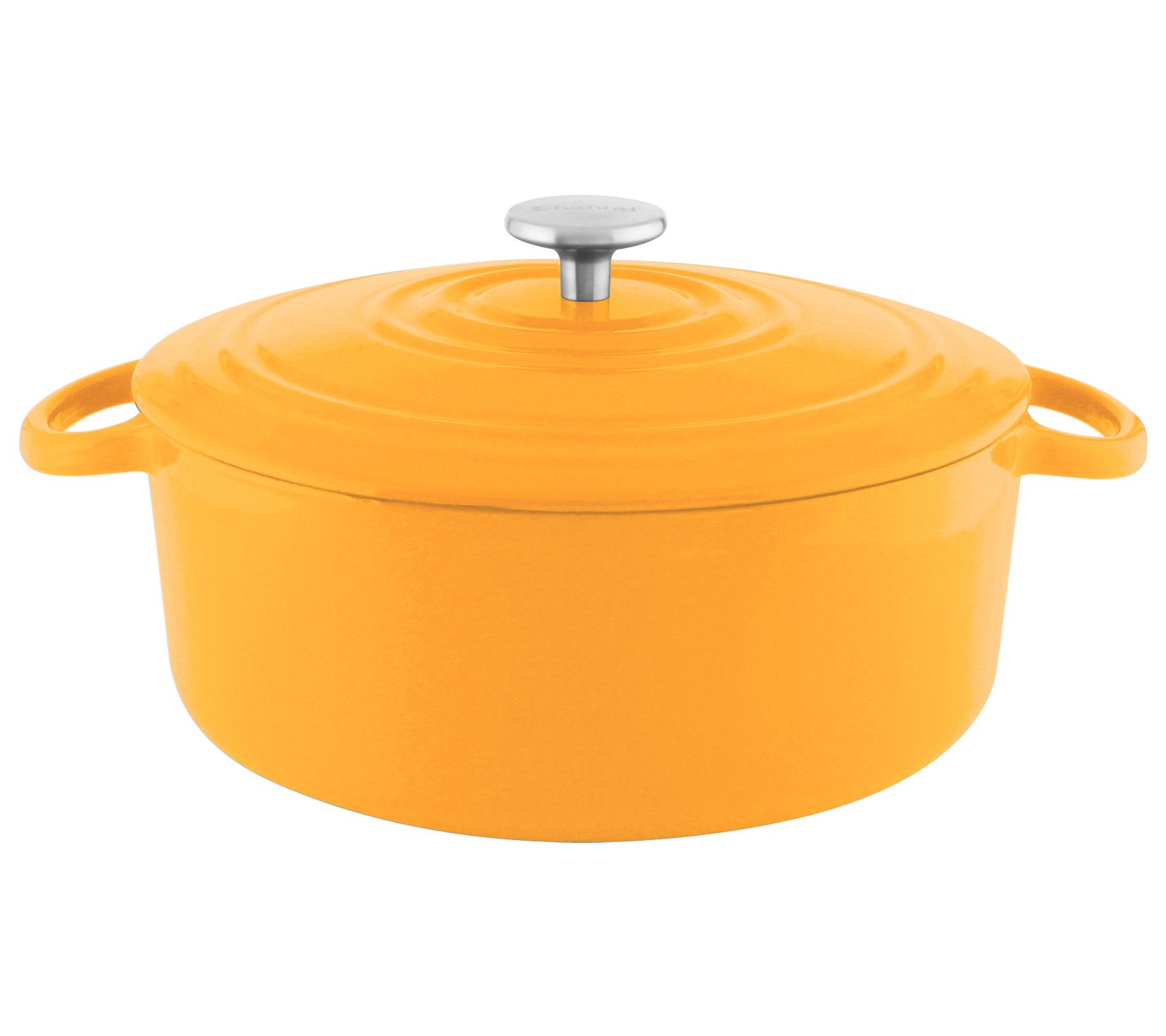 Chantal 7-Qt Round Cast-Iron Dutch Oven w/ Lid