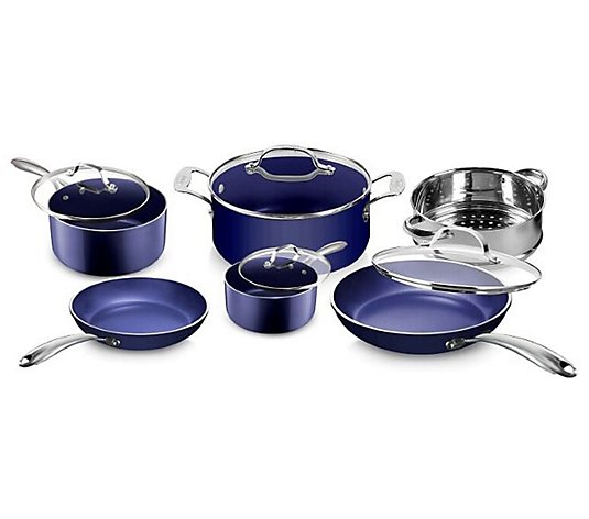 Eater x Heritage Steel 10 Piece Cookware Set, Made in USA, 5 Ply