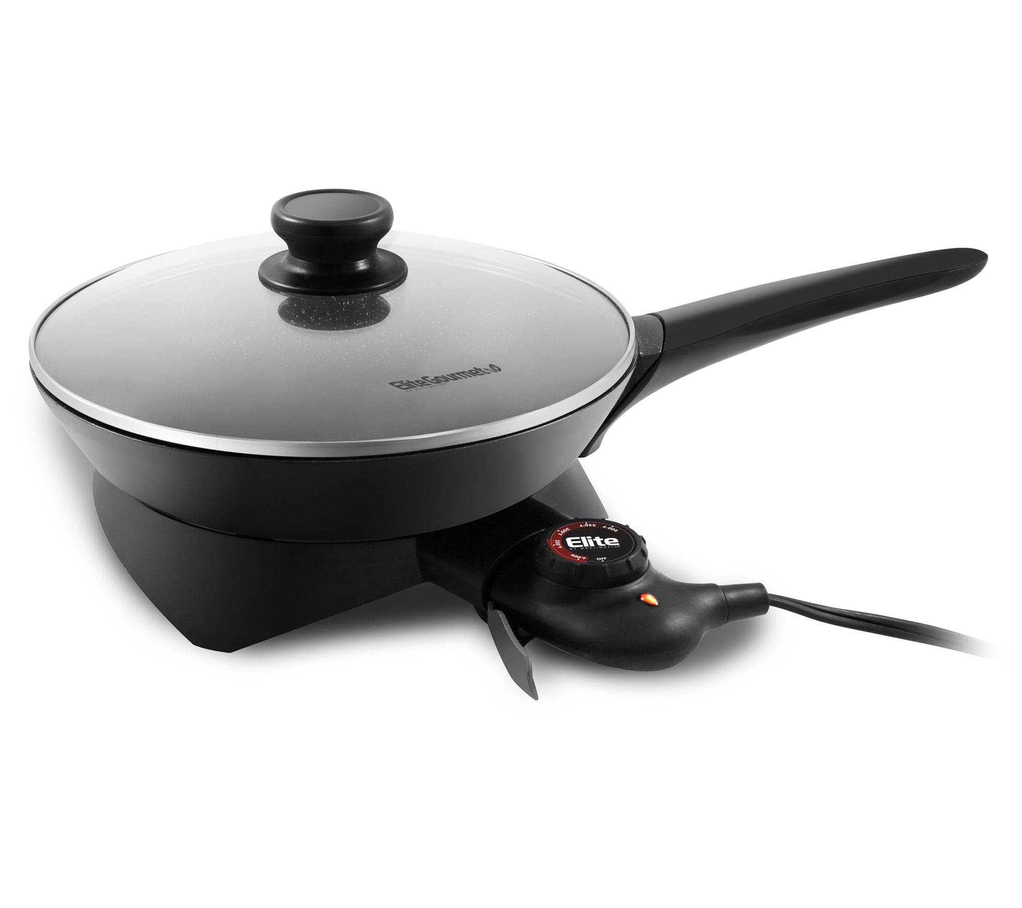 Elite by Maxi Matic Cuisine 7 Electric Skillet with Glass Lid