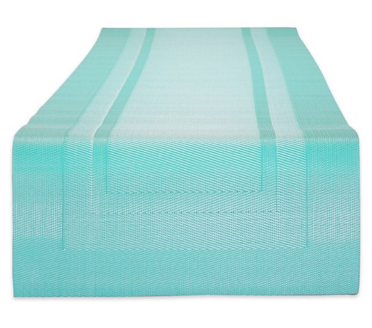 Design Imports 14x72" PVC Doubleframe Table Runner