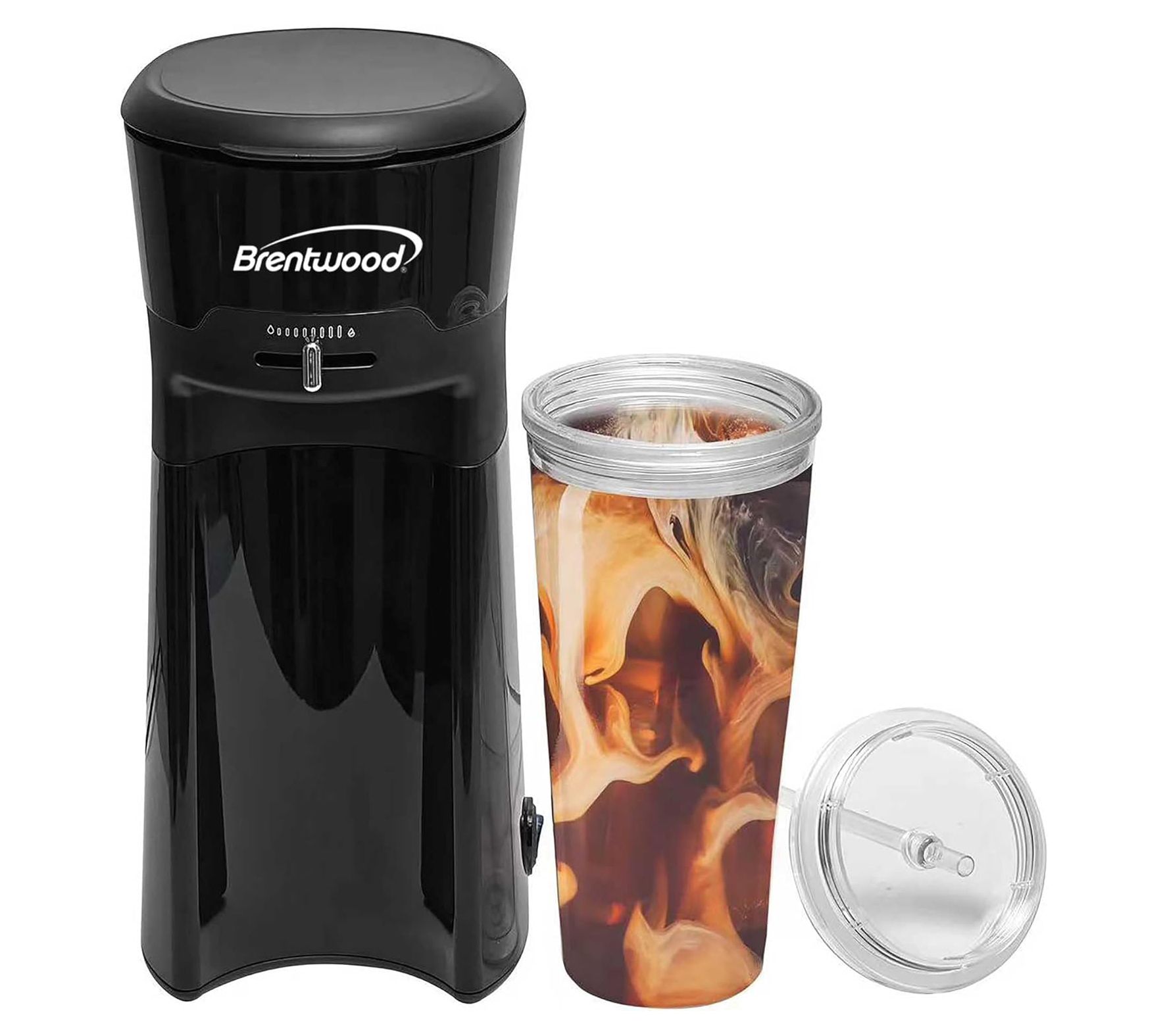 Brentwood Iced Coffee & Tea Maker with 20-Oz. Tumbler