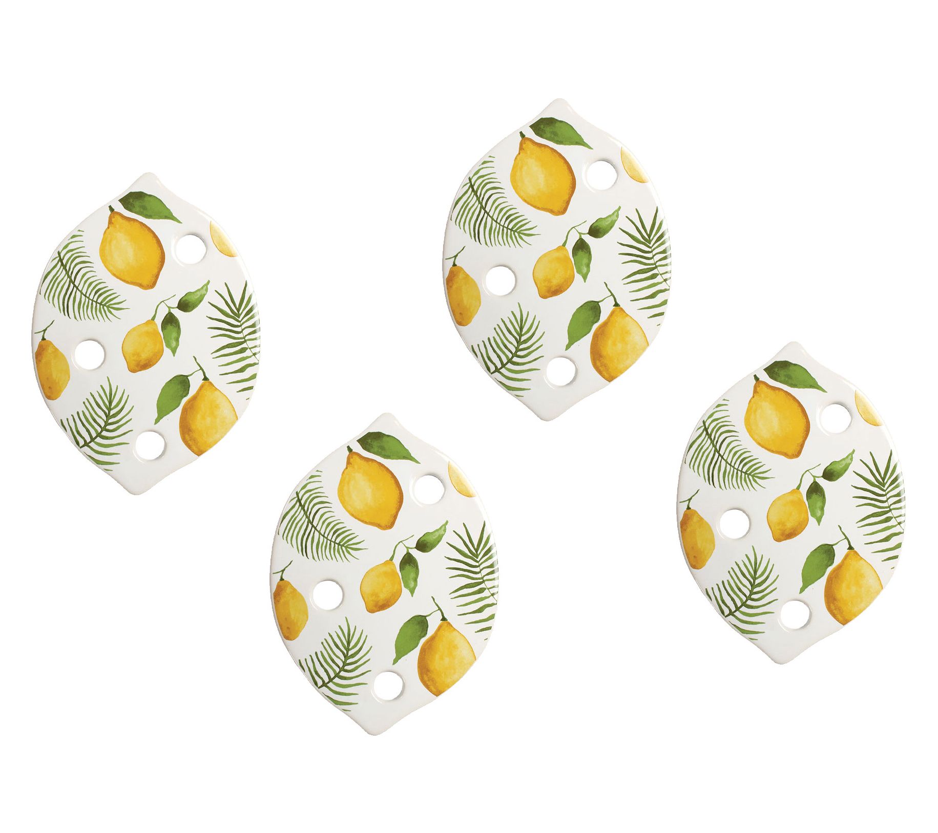 Temp-tations Set of 4 Figural Ceramic Trivets