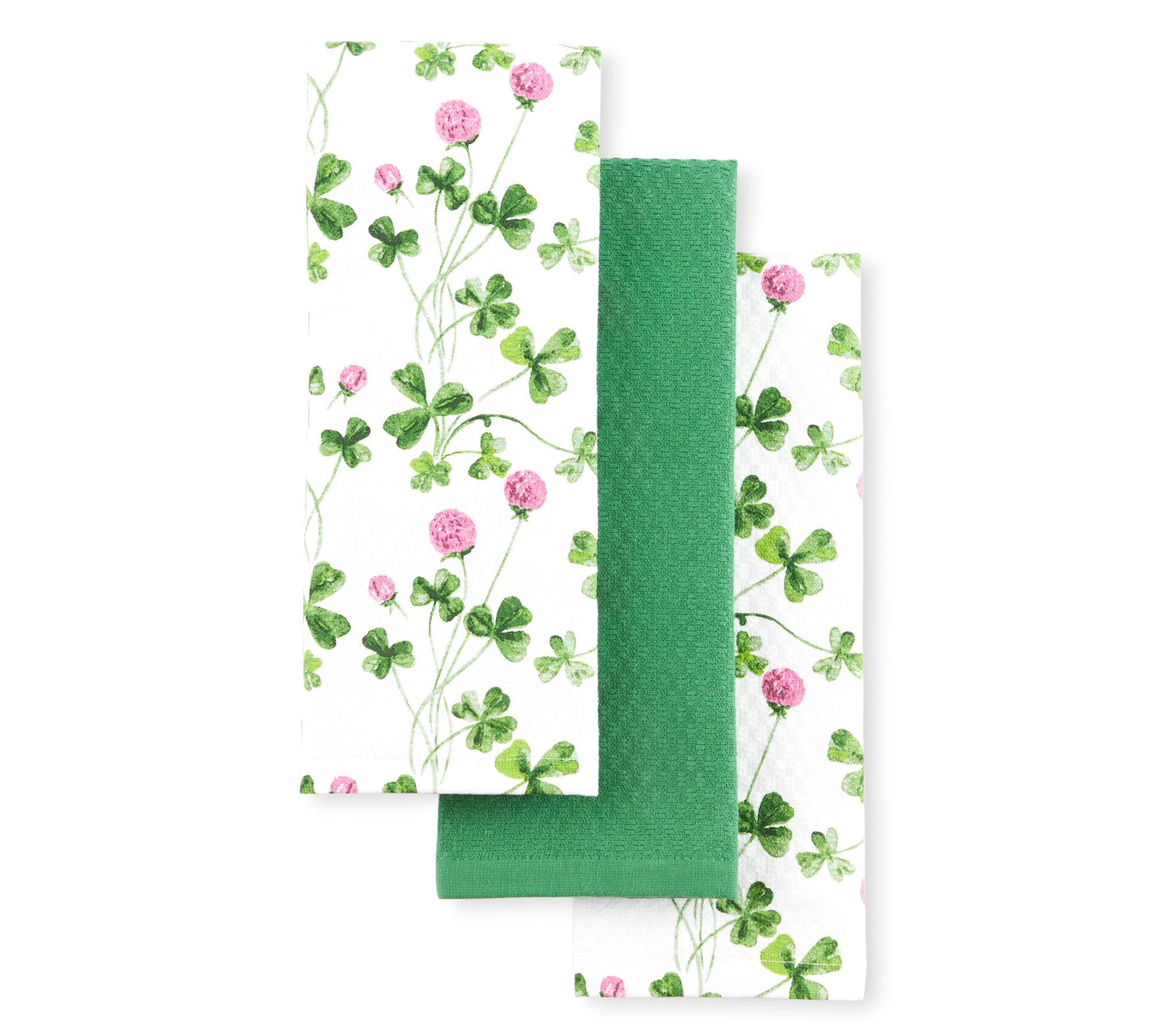 MARTHA STEWART Clover Kitchen Towel Set 3-PackSet