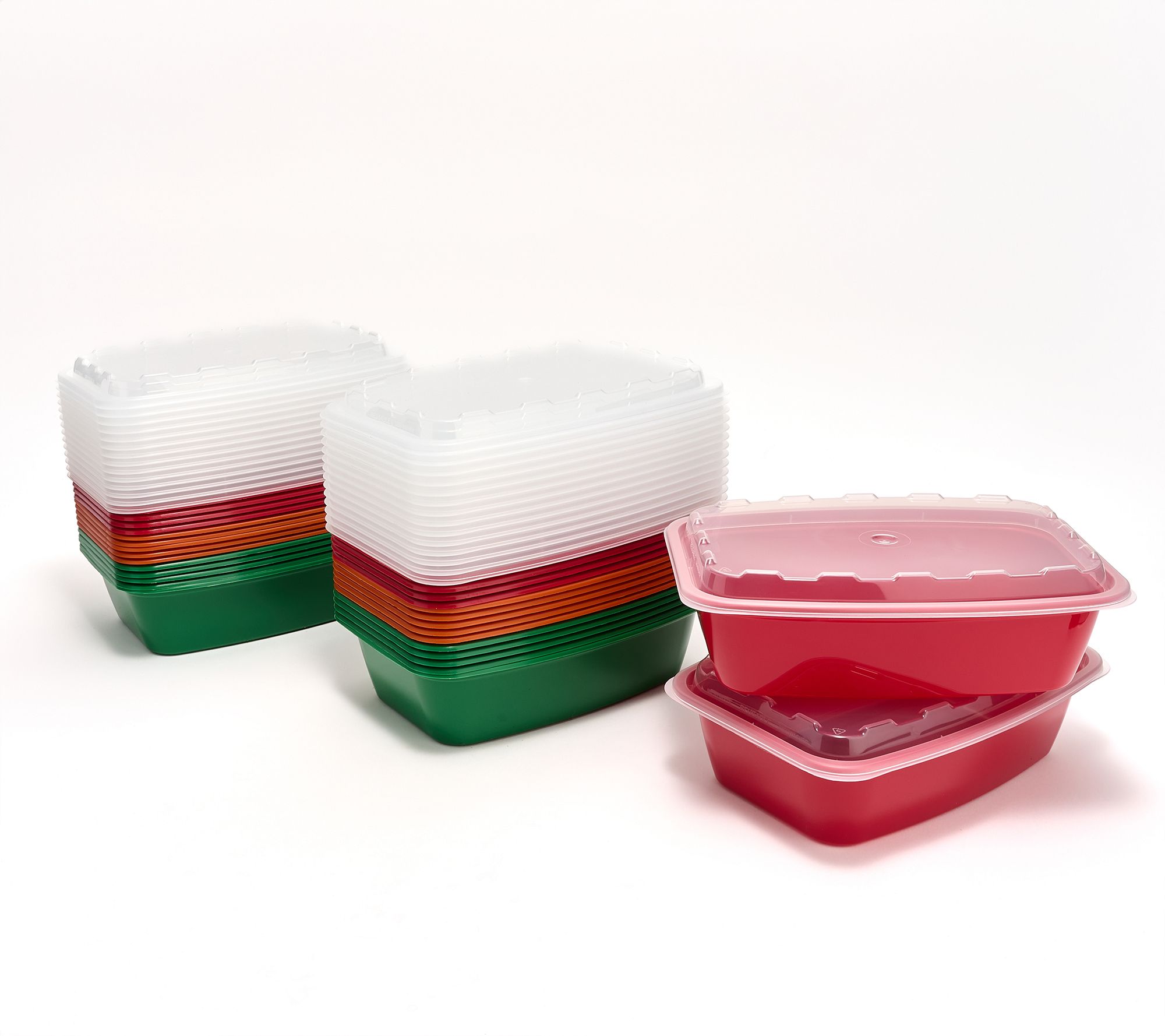 CUBE 30-Pc Reusable HolidayLeftover Food Storage Containers