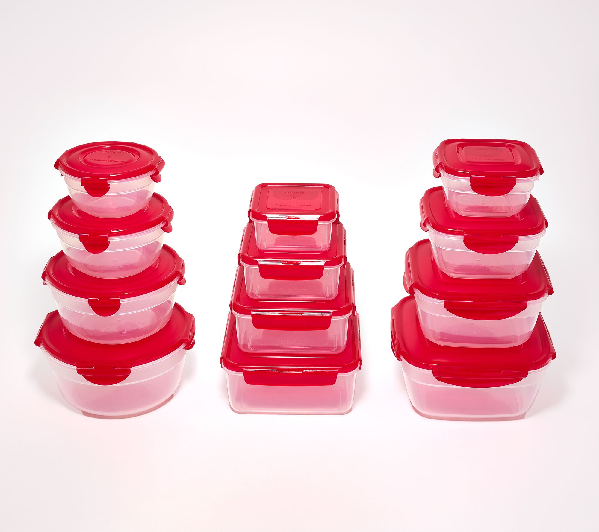 LocknLock 12-pc Nestable Bowl, Square & Zen Storage Set