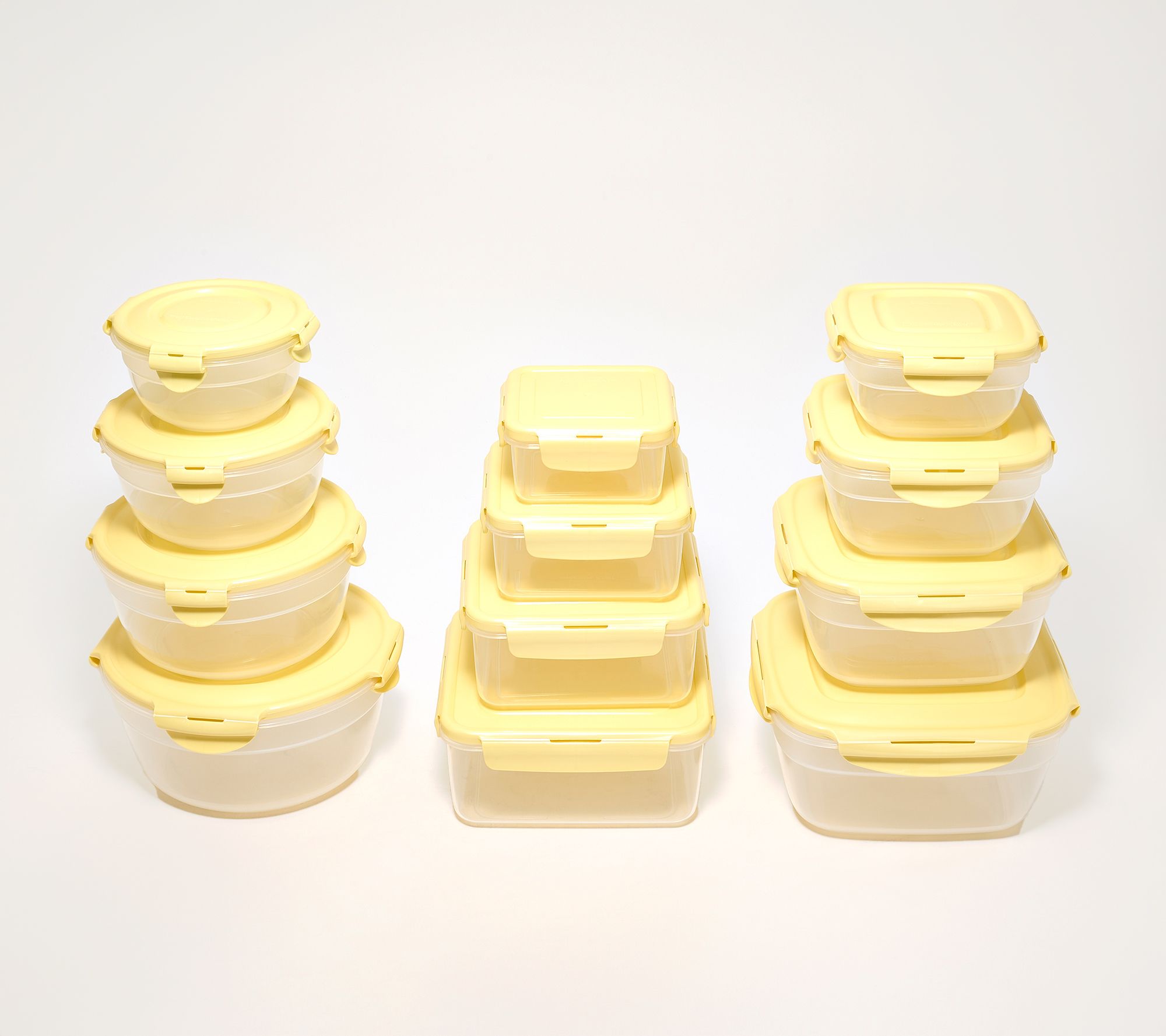 LocknLock 12-pc Nestable Bowl, Square & Zen Storage Set