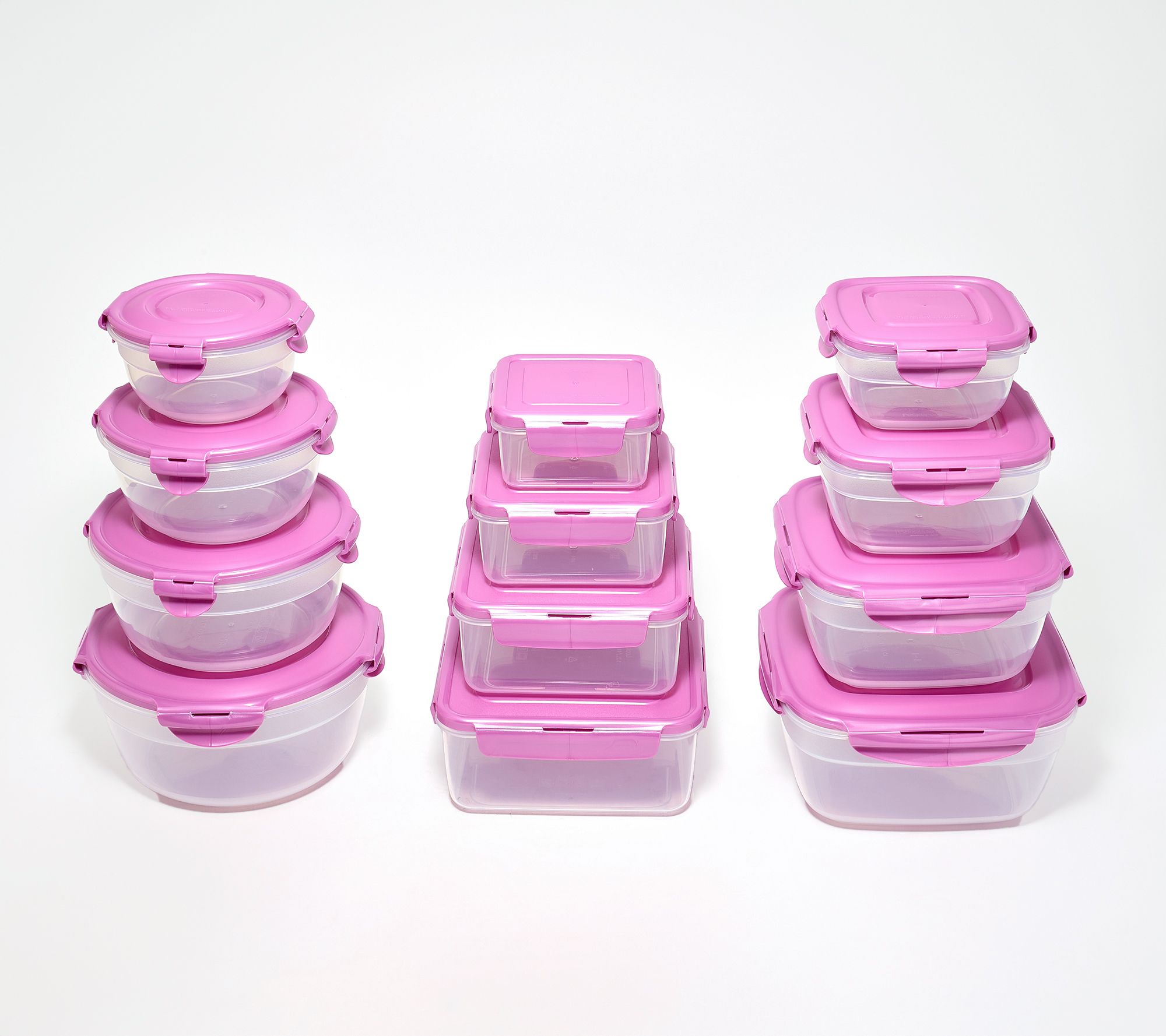 LocknLock 12-pc Nestable Bowl, Square & Zen Storage Set