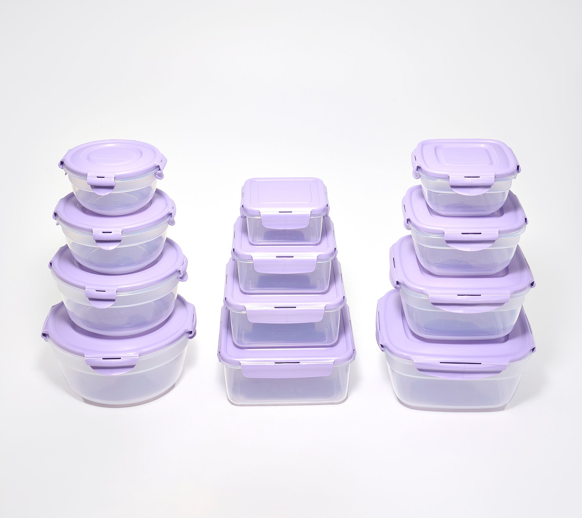 LocknLock 12-pc Nestable Bowl, Square & Zen Storage Set