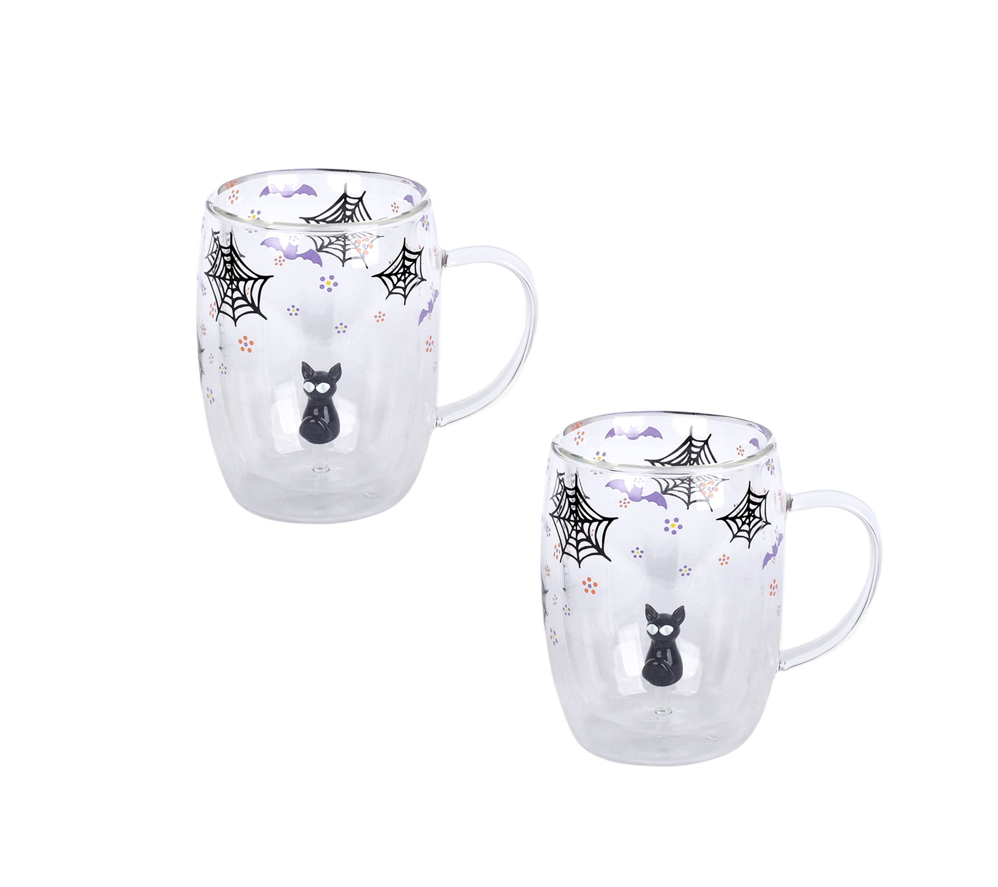 "As Is" Temp-tations Seasonal S/2 16-oz Surprise Inside Mugs