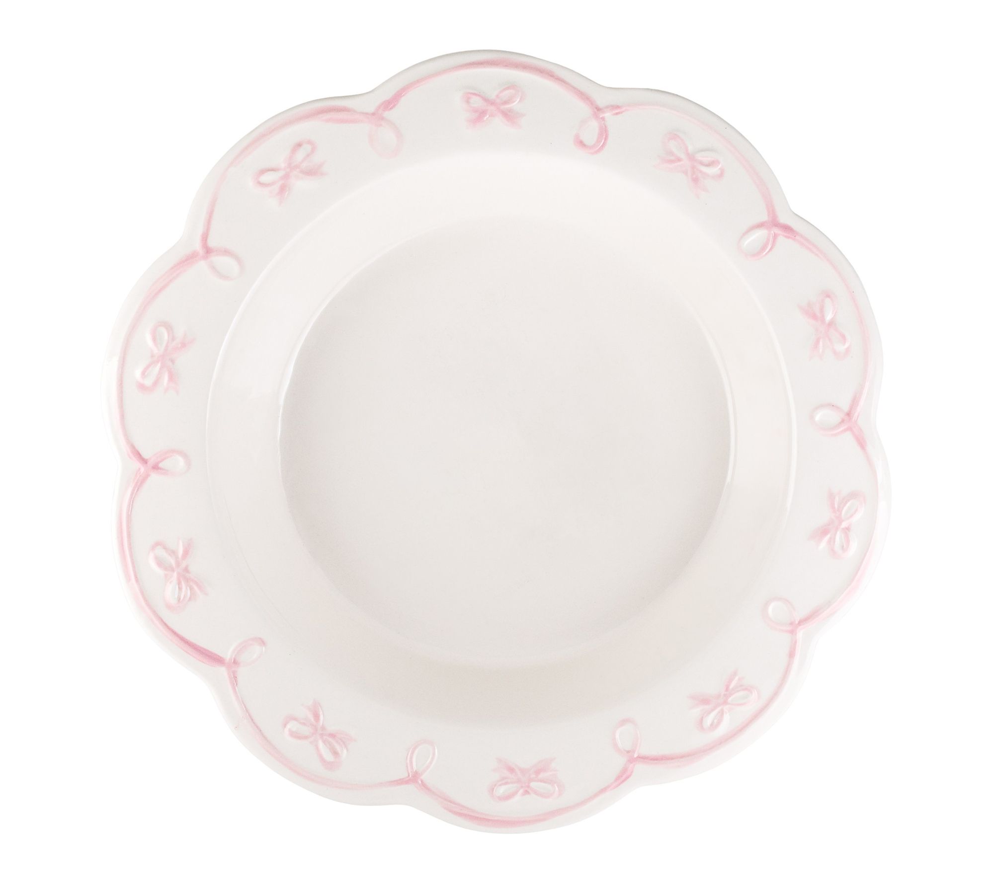 10 Strawberry Street Sweet Ribbon Trim Pie Dish