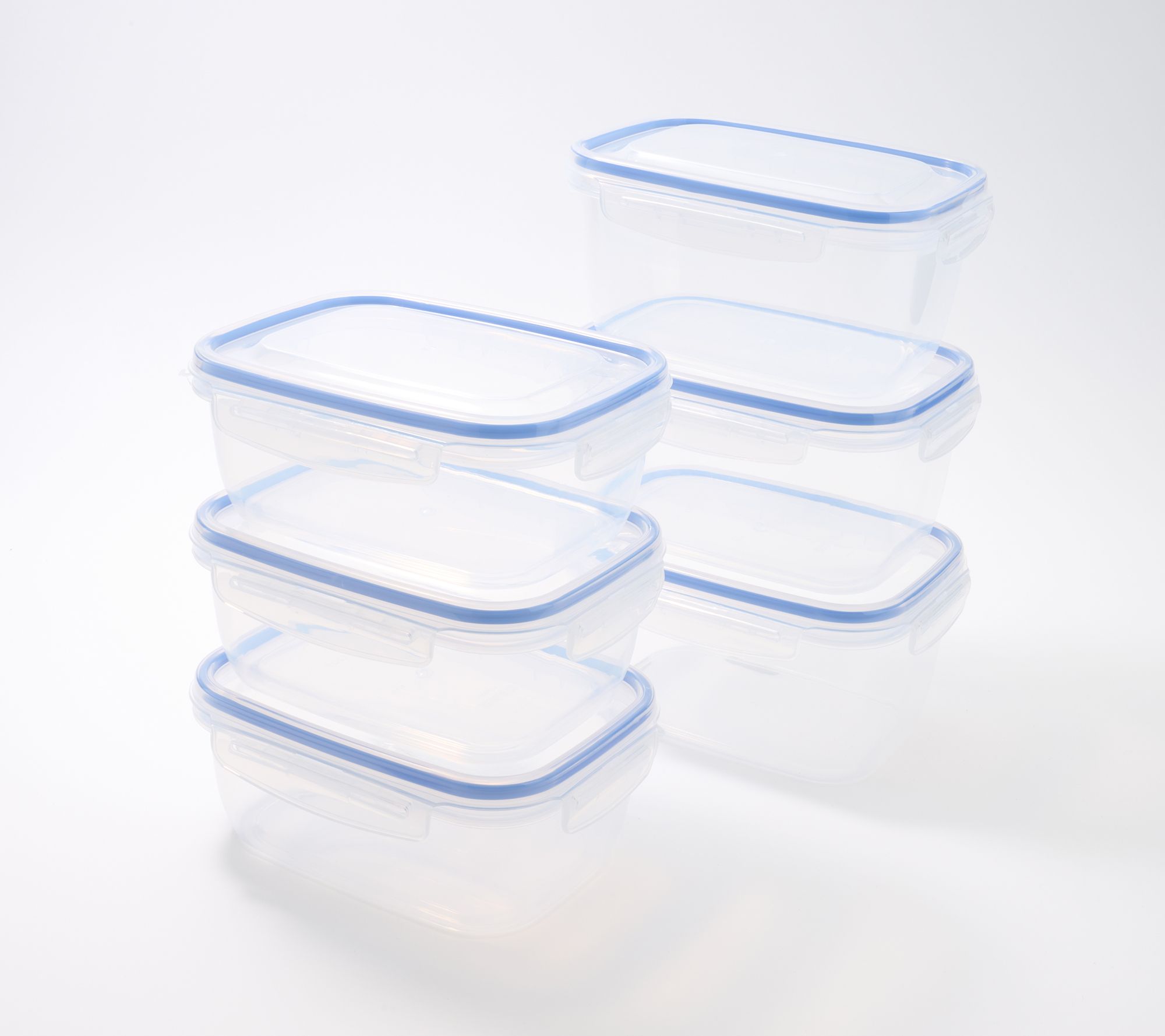 LocknLock 6-Piece SoundLock Rectangle Storage Set
