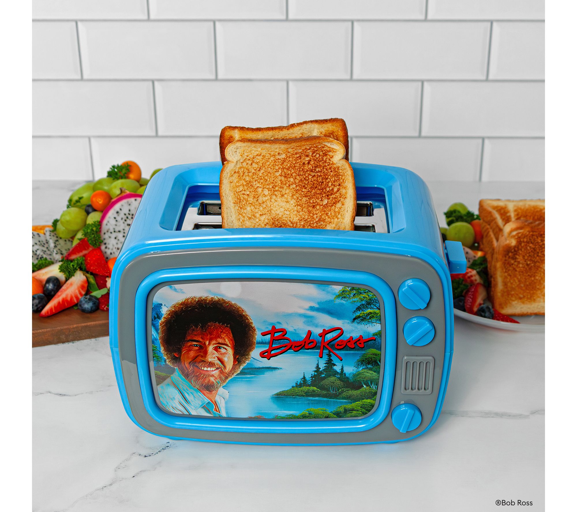 Uncanny Bob Ross TV 2-Slice Toaster