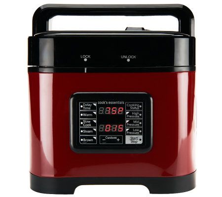 Cooks Essentials Red Pressure Cookers