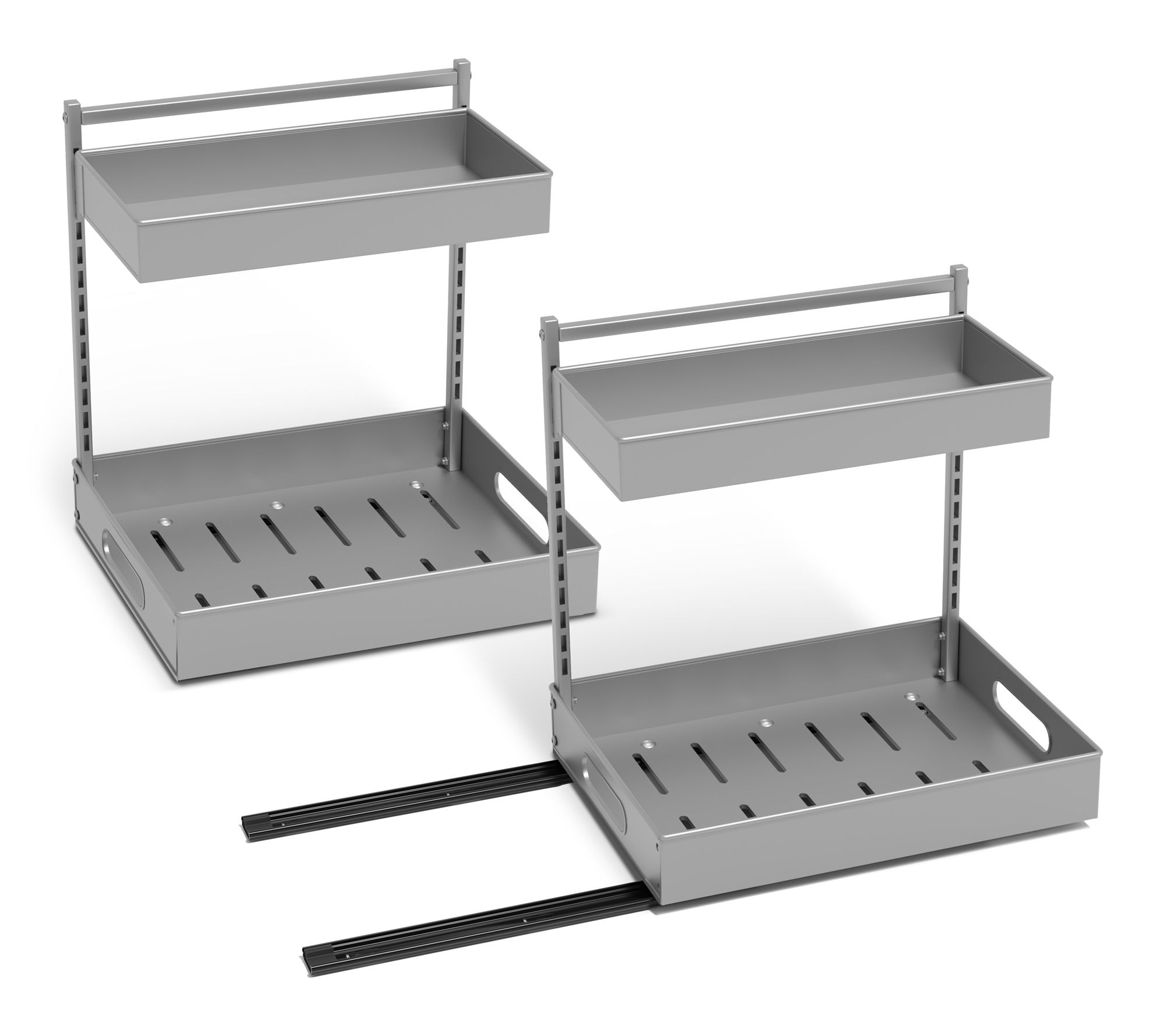 Sorbus 2-Tier Set of 2 Pull-Out Under Sink Organizer