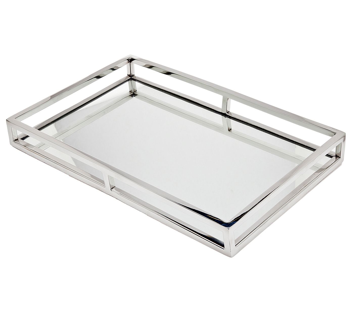 Godinger 16" Aspen Rectangular Gallery Tray