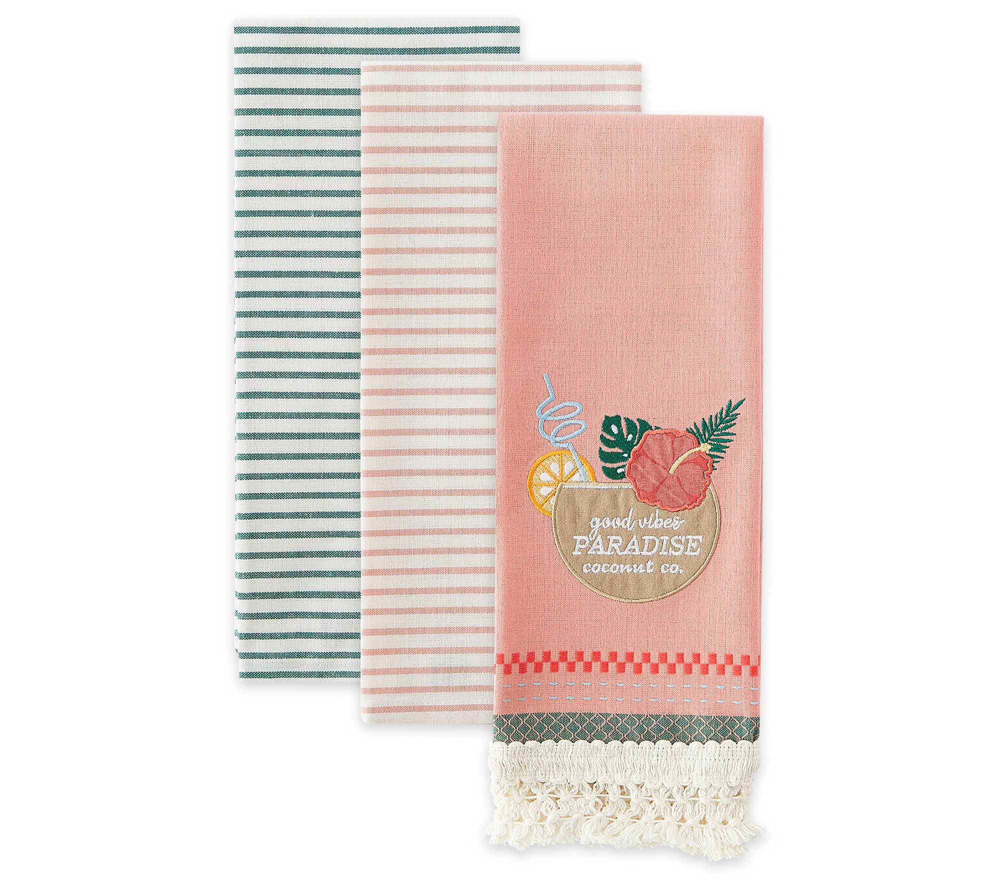 Design Imports 5-Piece Kitchen Towel & Dishcloth Set 