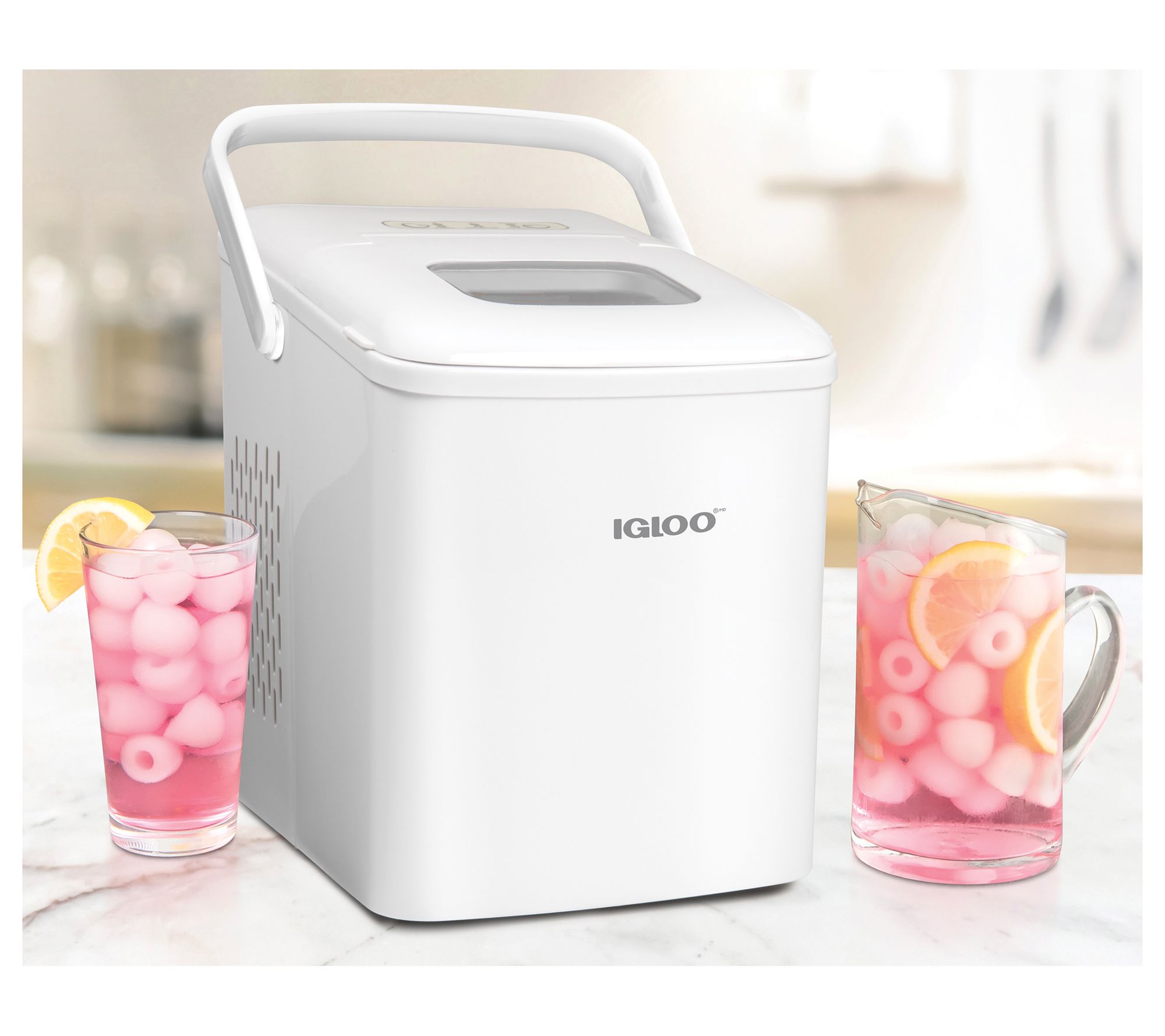 Igloo 26Pound Automatic SelfCleaning Ice Maker with Handle