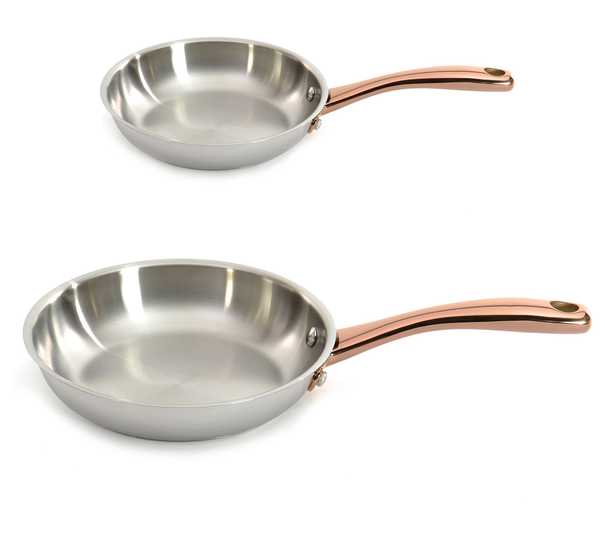 BergHOFF Ouro Gold 2Pc 18/10 Stainless Steel Fry Pan Set