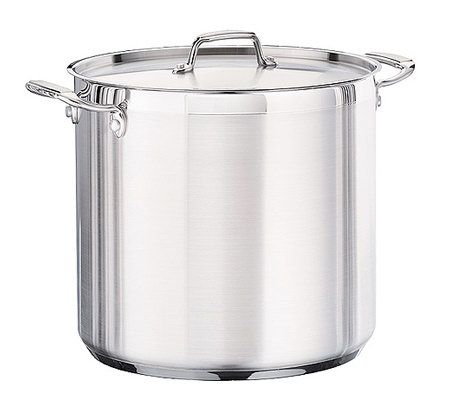 20 Qt Stainless Steel Covered Stock Pot - Tramontina US