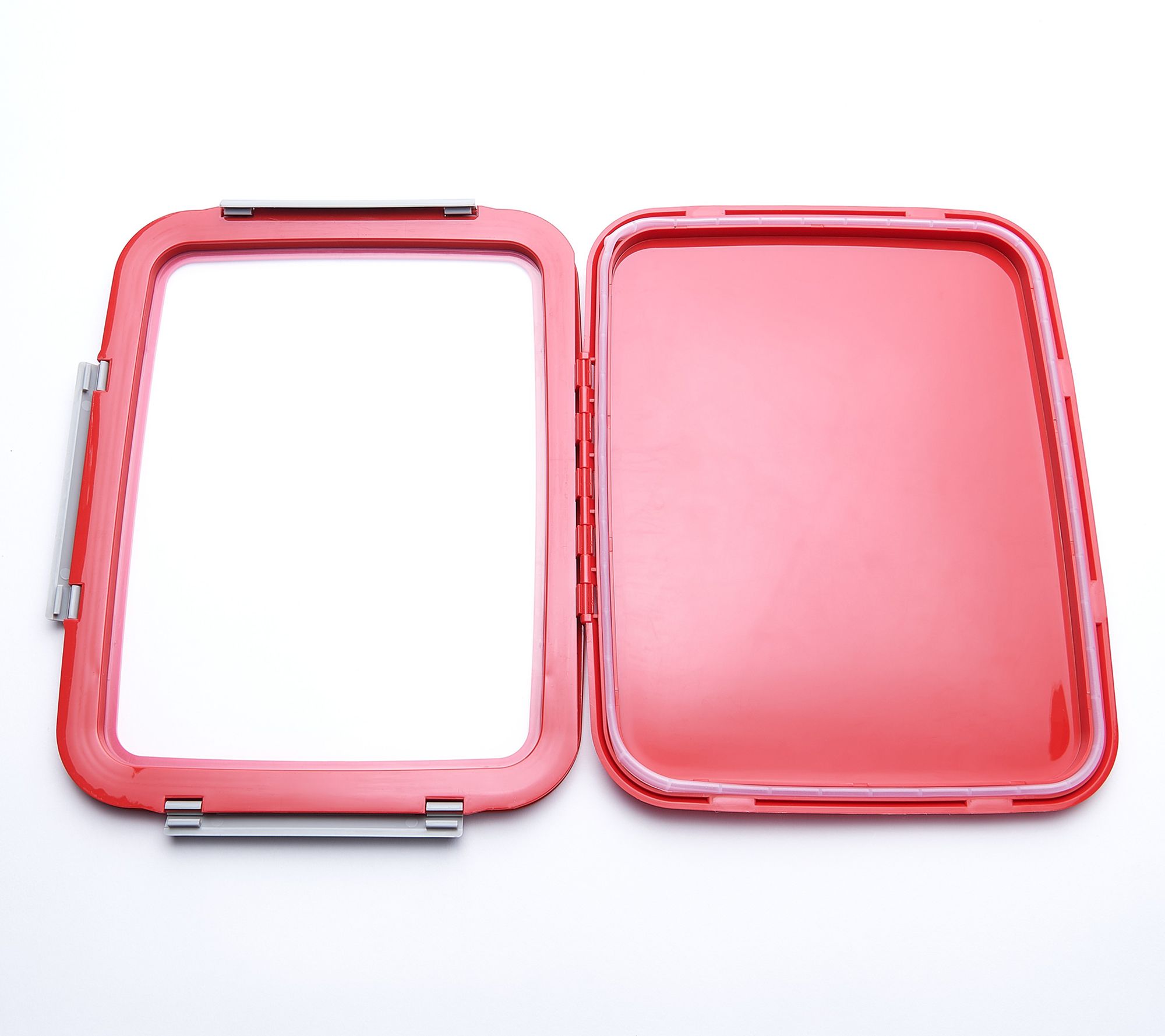 "As Is" Food Flex Set of 2 Large Flat Food Storage Containers